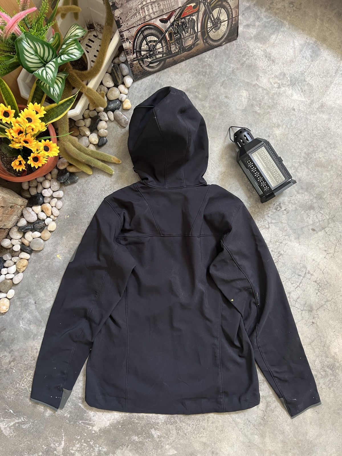 Arc'teryx Steals 🏴‍☠️ Arc'Teryx Soft Shell Cap Hoodie Black Jacket Size XL / US 12-14 / IT 48-50 - 9 Thumbnail