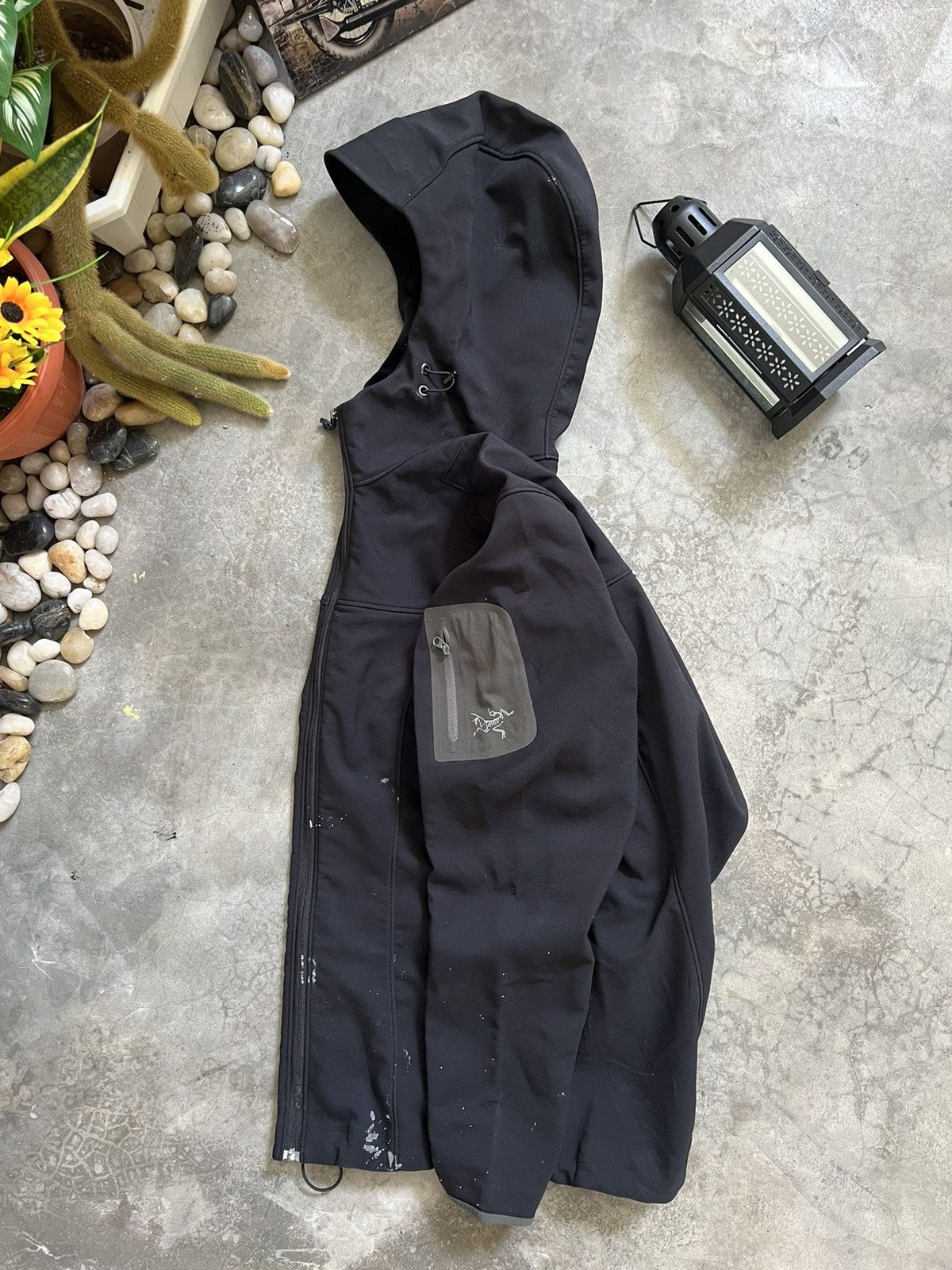 Arc'teryx Steals 🏴‍☠️ Arc'Teryx Soft Shell Cap Hoodie Black Jacket Size XL / US 12-14 / IT 48-50 - 17 Thumbnail