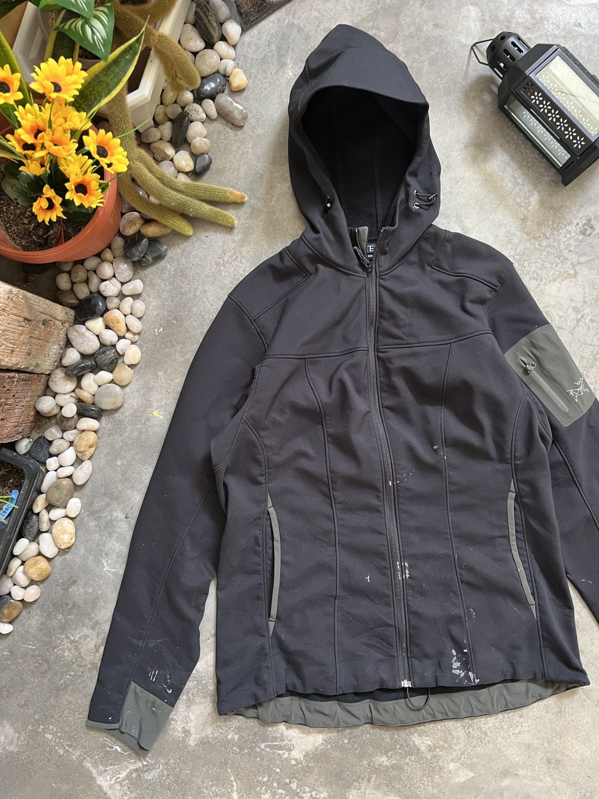 Arc'teryx Steals 🏴‍☠️ Arc'Teryx Soft Shell Cap Hoodie Black Jacket Size XL / US 12-14 / IT 48-50 - 5 Thumbnail