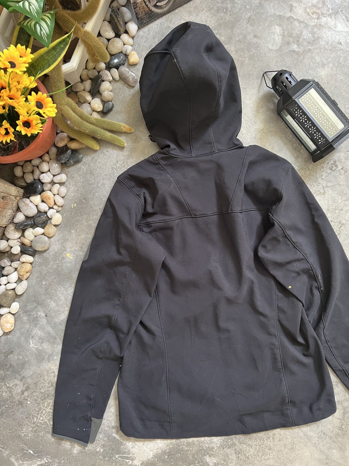 Arc'teryx Steals 🏴‍☠️ Arc'Teryx Soft Shell Cap Hoodie Black Jacket Size XL / US 12-14 / IT 48-50 - 11 Thumbnail