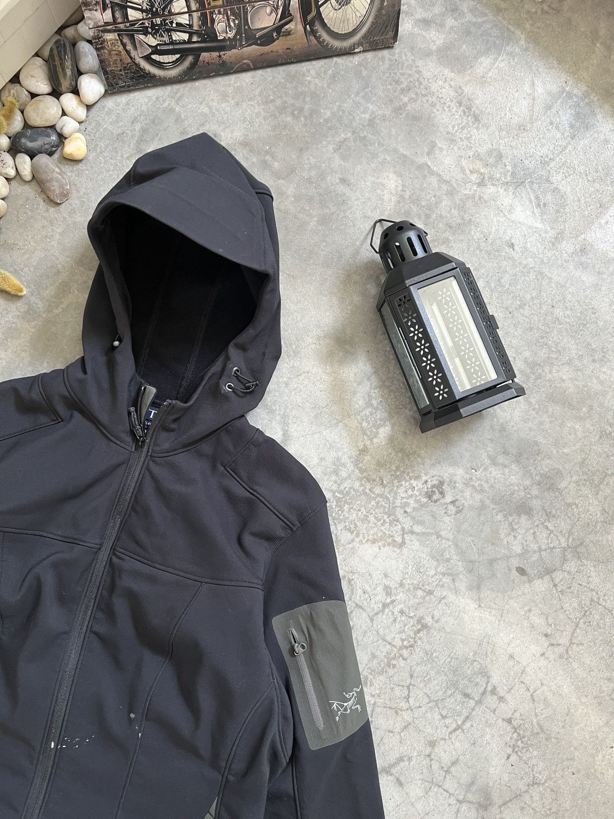 Arc'teryx Steals 🏴‍☠️ Arc'Teryx Soft Shell Cap Hoodie Black Jacket Size XL / US 12-14 / IT 48-50 - 24 Thumbnail