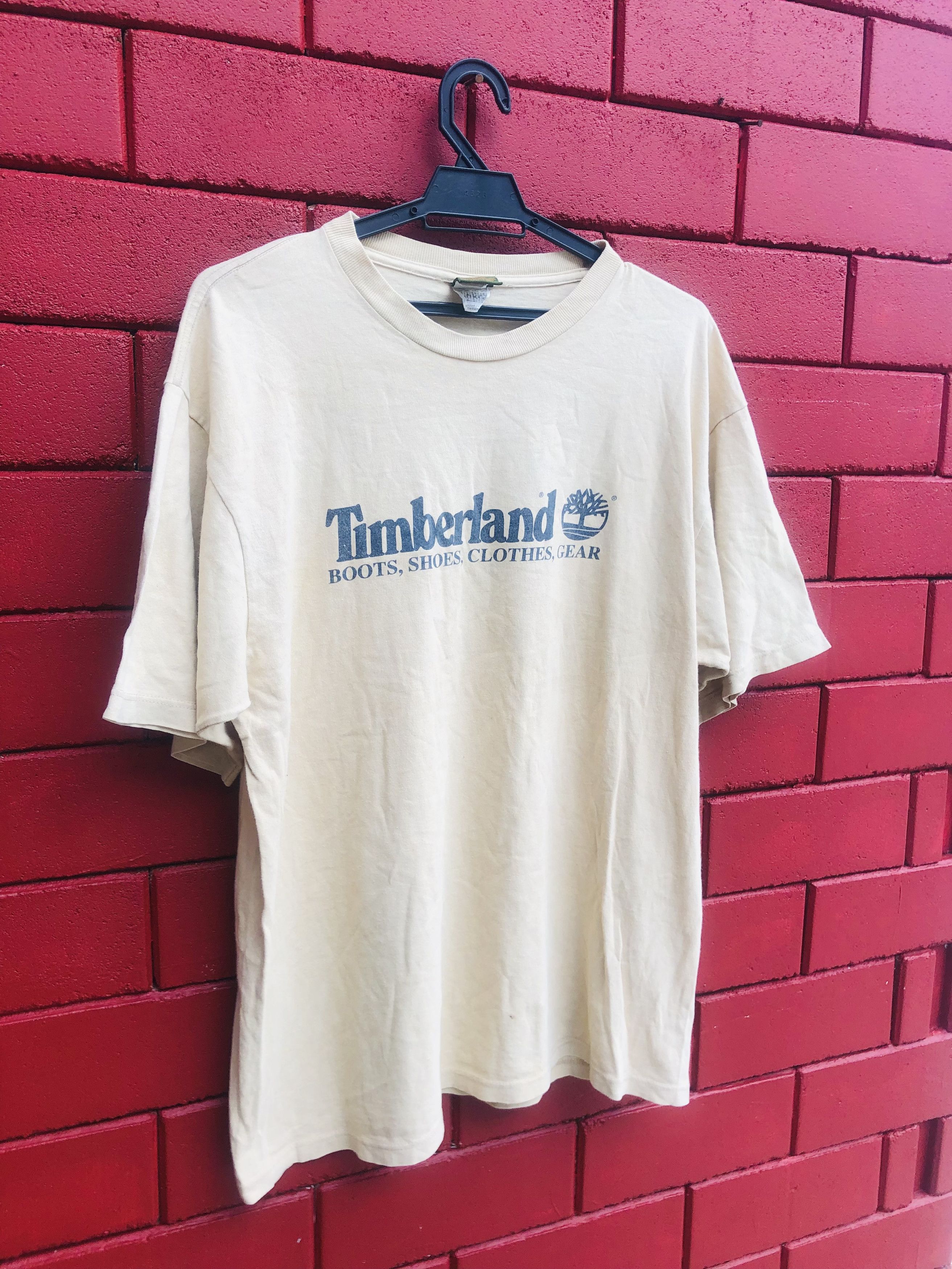 Timberland Vintage Timberland Big Logo Streetwear Fashion Style Shirt Size US L / EU 52-54 / 3 - 4 Thumbnail