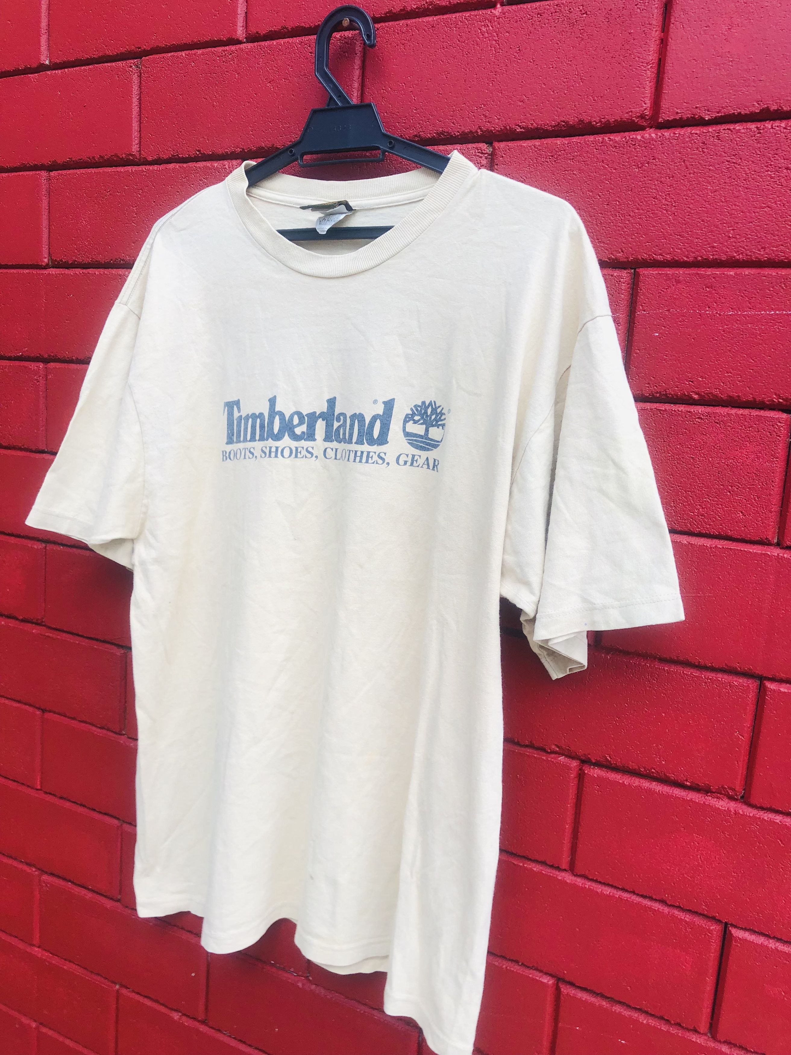 Timberland Vintage Timberland Big Logo Streetwear Fashion Style Shirt Size US L / EU 52-54 / 3 - 5 Thumbnail