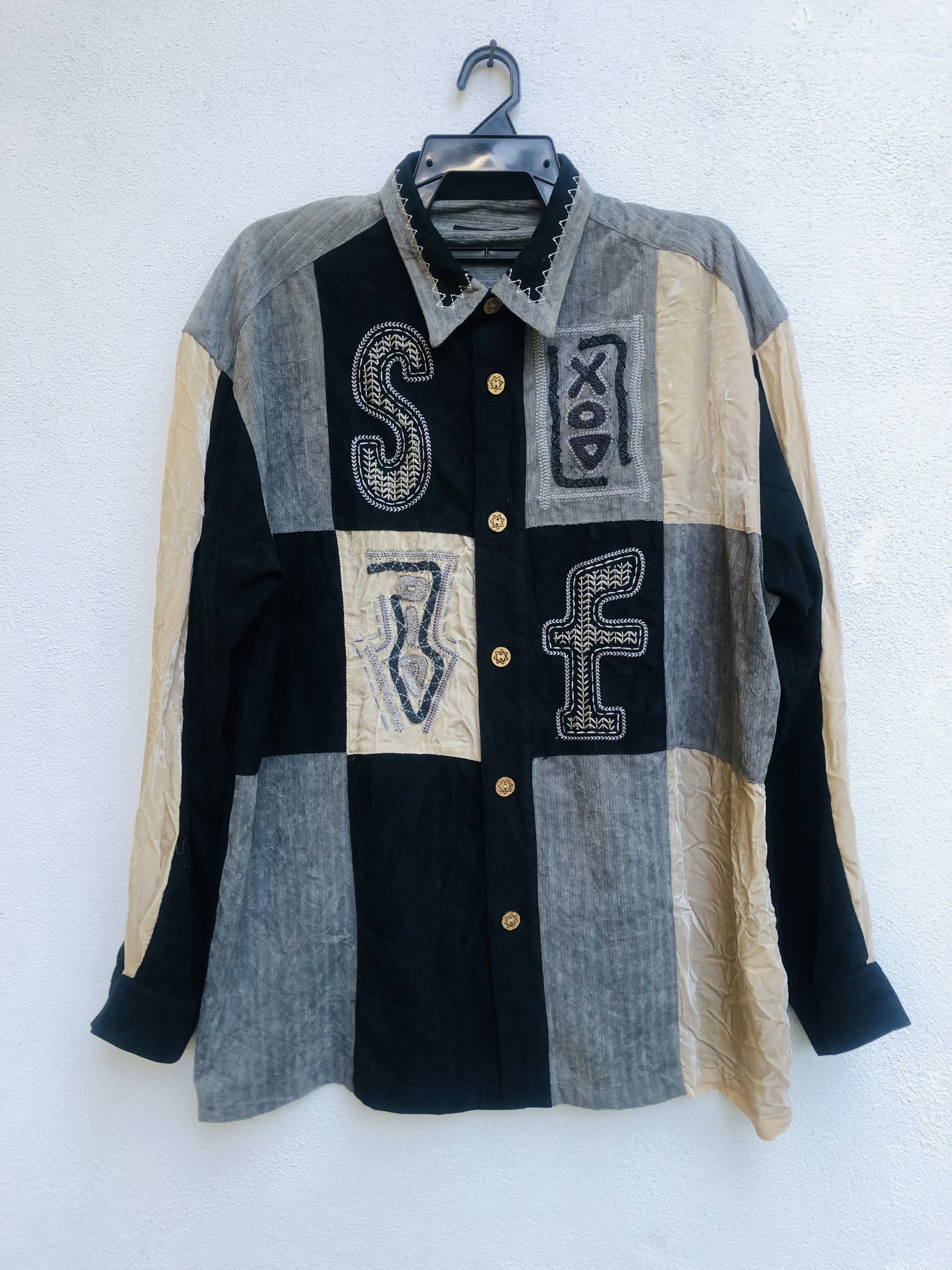 image of Vintage Santa Fe Japanese Fashion Style Long Sleeve, Men's (Size Large)
