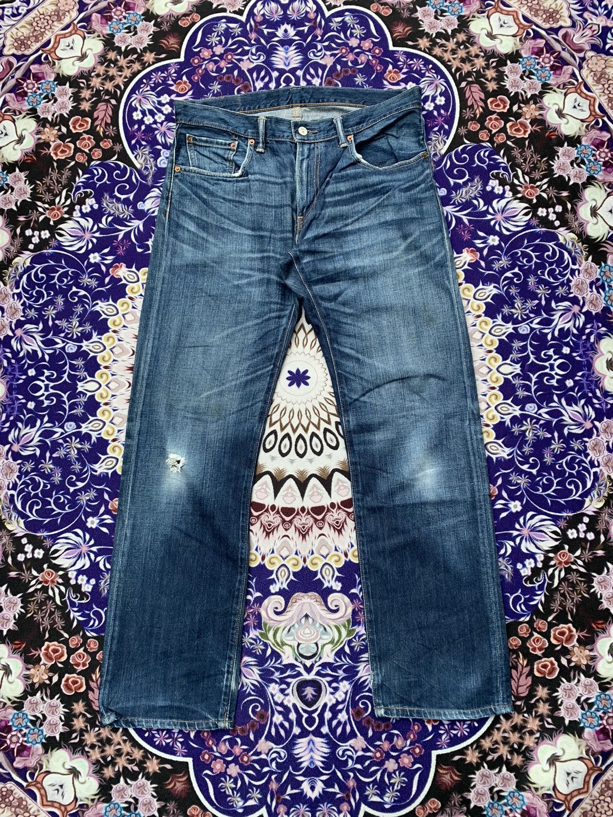 Levi's Levis 502 Distressed Denim Size US 36 / EU 52 - 1 Thumbnail