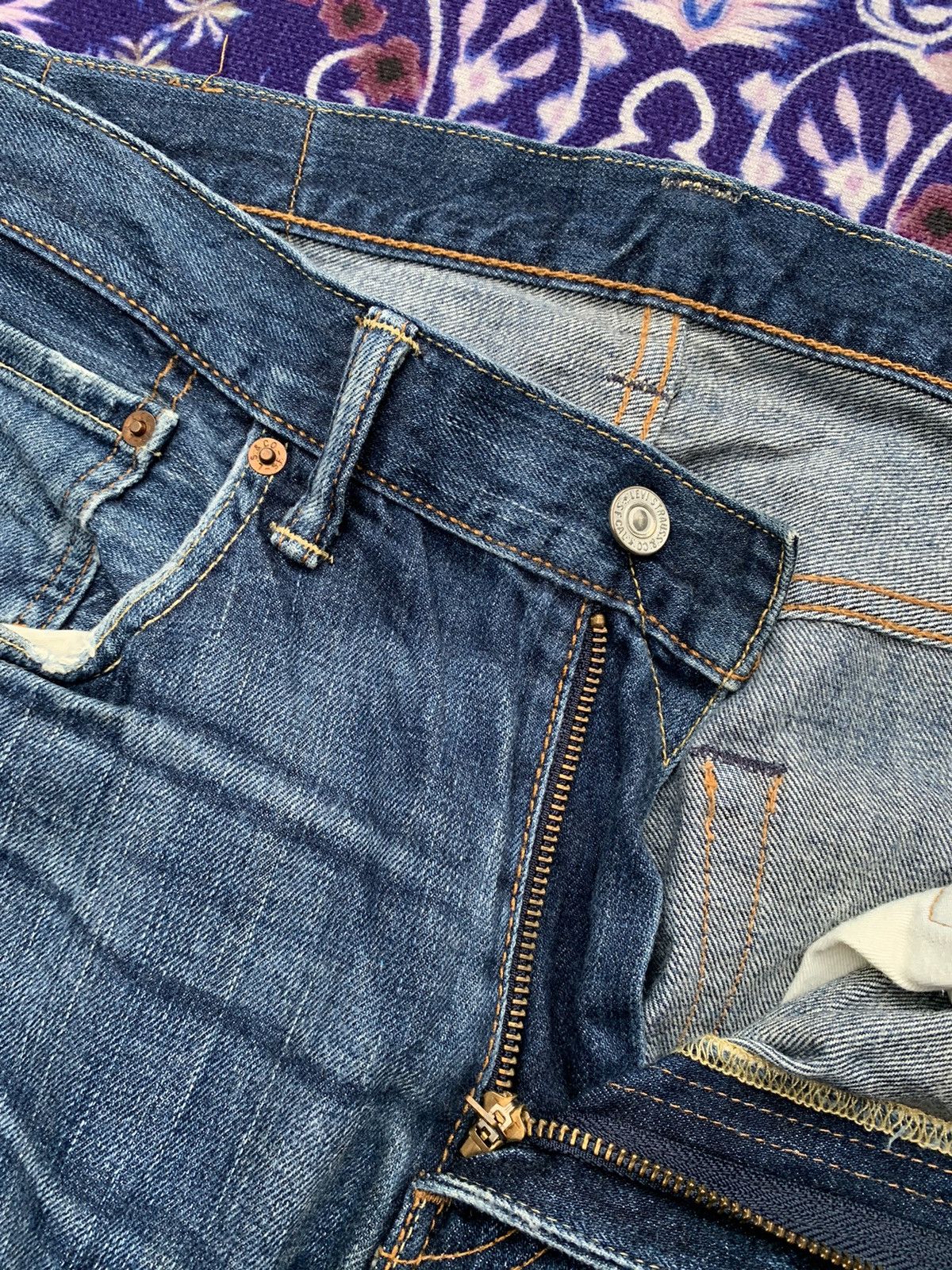 Levi's Levis 502 Distressed Denim Size US 36 / EU 52 - 5 Thumbnail