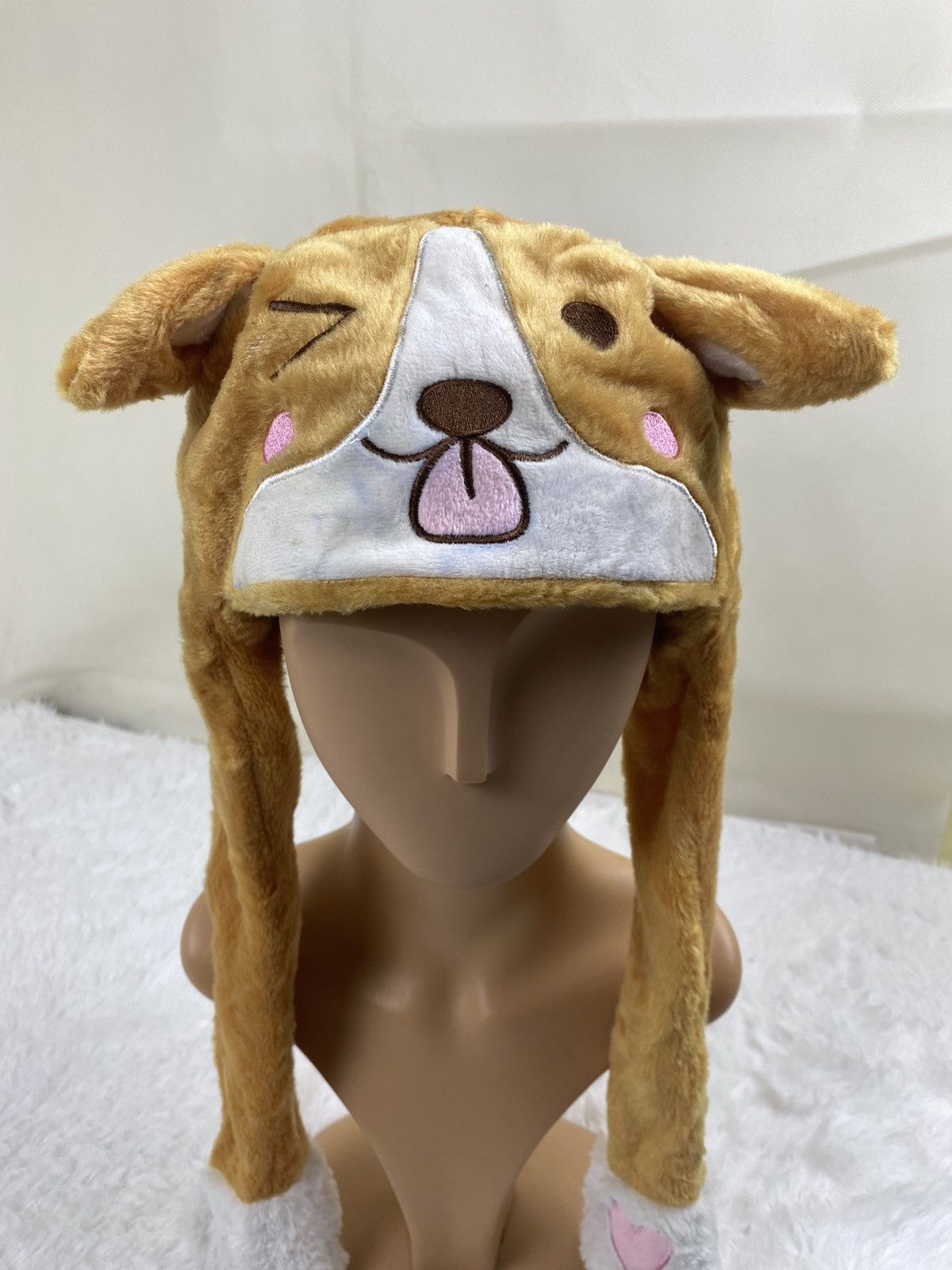 Japanese Brand Cute Dog Full Mask Balaclava Winter Size ONE SIZE - 1 Thumbnail