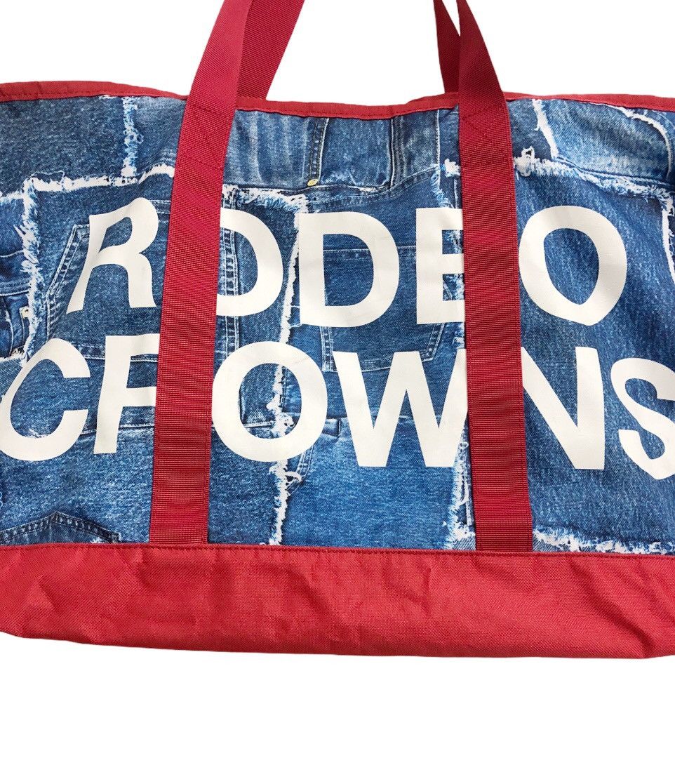 Japanese Brand Overprinted Tote Bag by Rodeo Crowns Japan Size ONE SIZE - 3 Thumbnail
