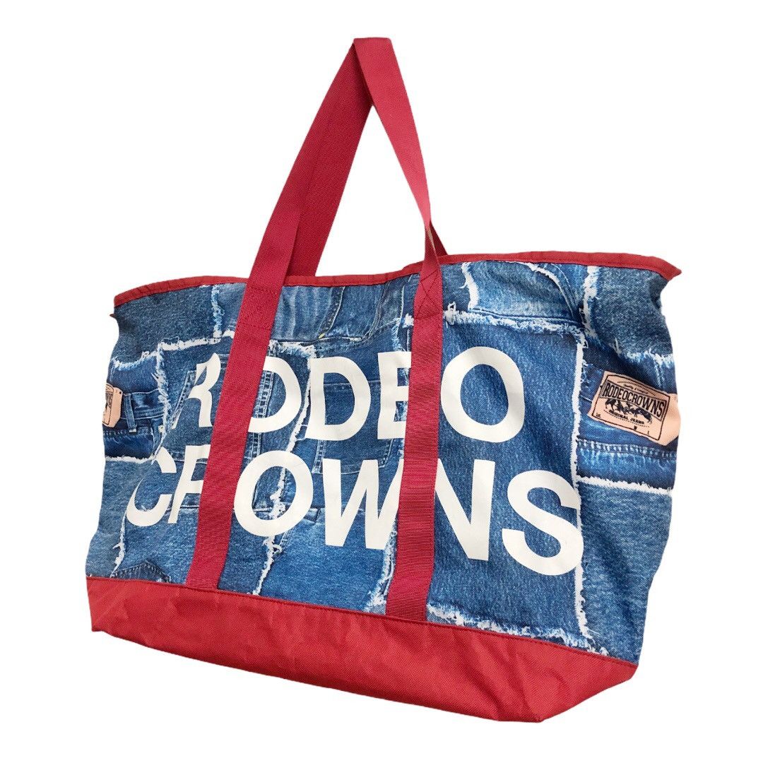 Japanese Brand Overprinted Tote Bag by Rodeo Crowns Japan Size ONE SIZE - 2 Thumbnail