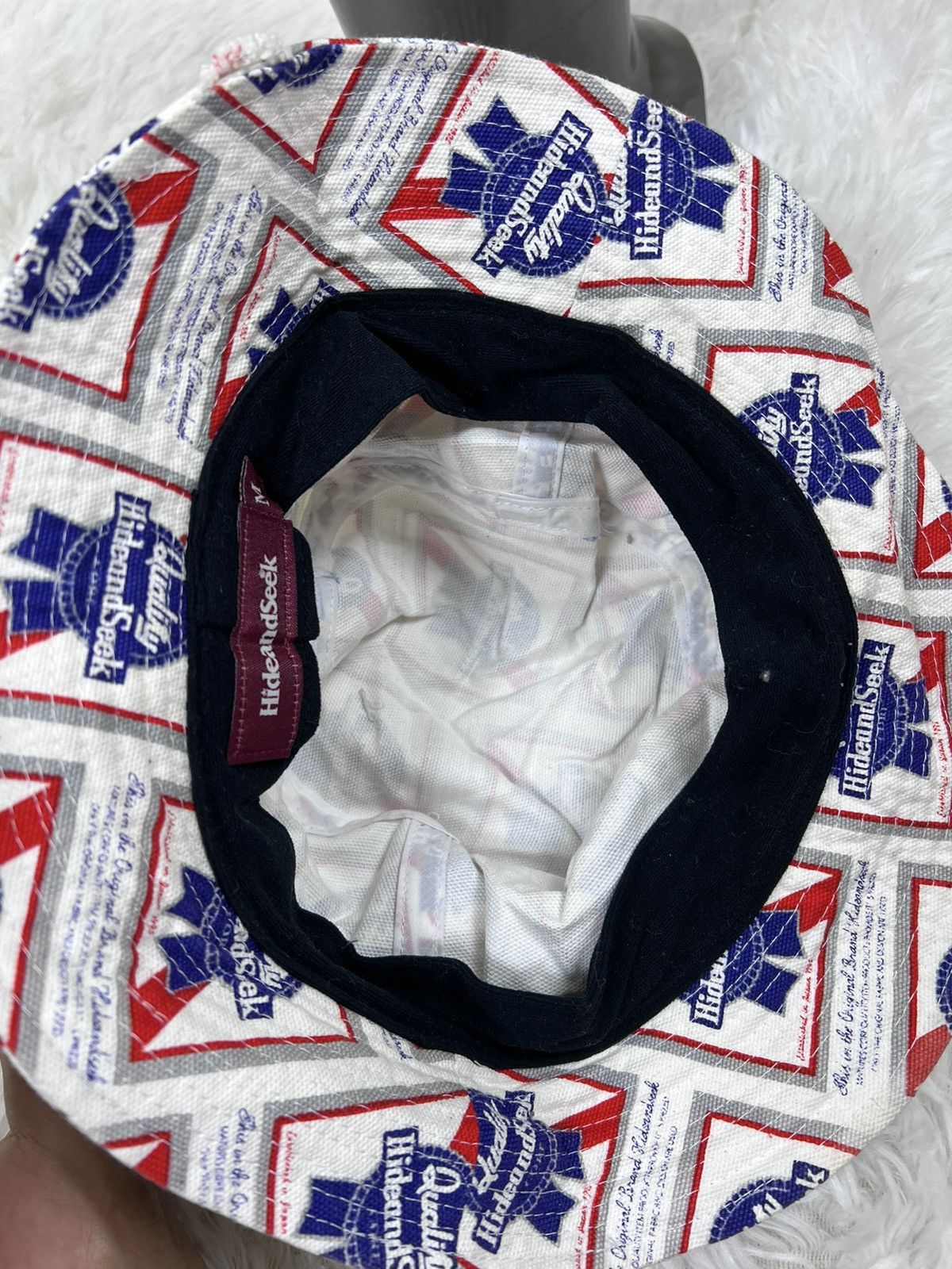 Japanese Brand Hide And Seek Full Print Bucket Hat Size ONE SIZE - 7 Thumbnail