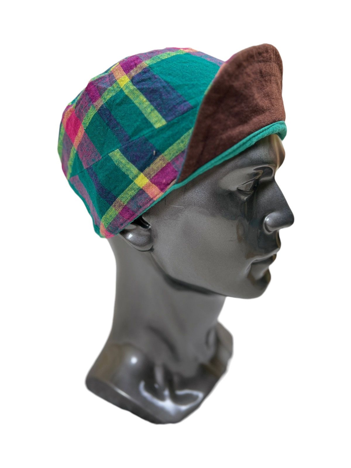 Vintage Vintage Junk Store Colourful Work Cycling Hat Size ONE SIZE - 3 Thumbnail