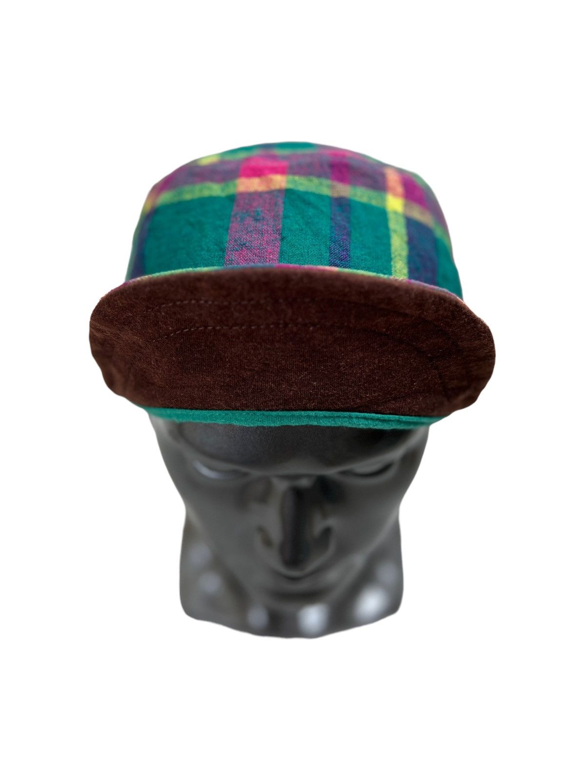 Vintage Vintage Junk Store Colourful Work Cycling Hat Size ONE SIZE - 4 Thumbnail