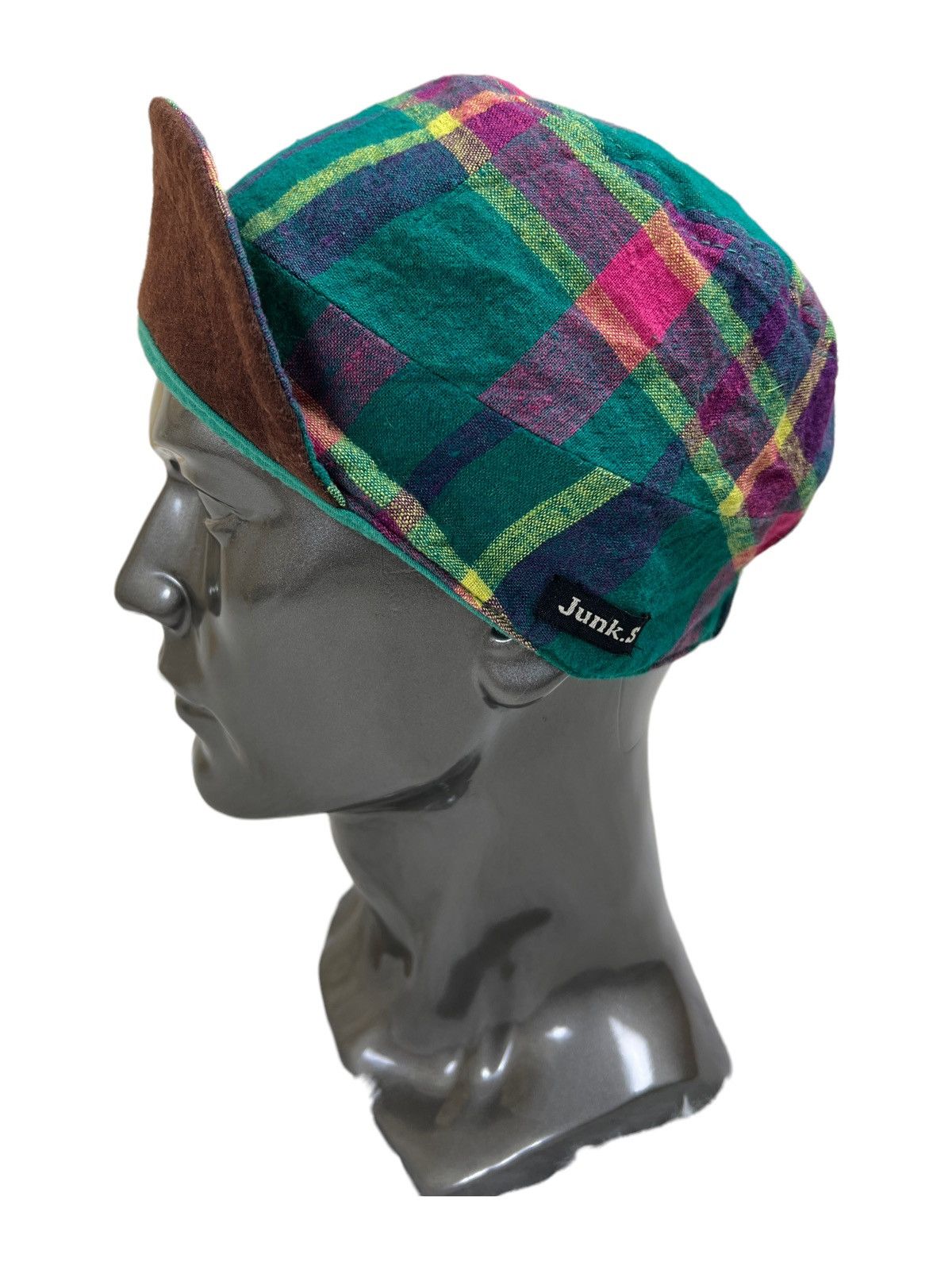 Vintage Vintage Junk Store Colourful Work Cycling Hat Size ONE SIZE - 1 Thumbnail