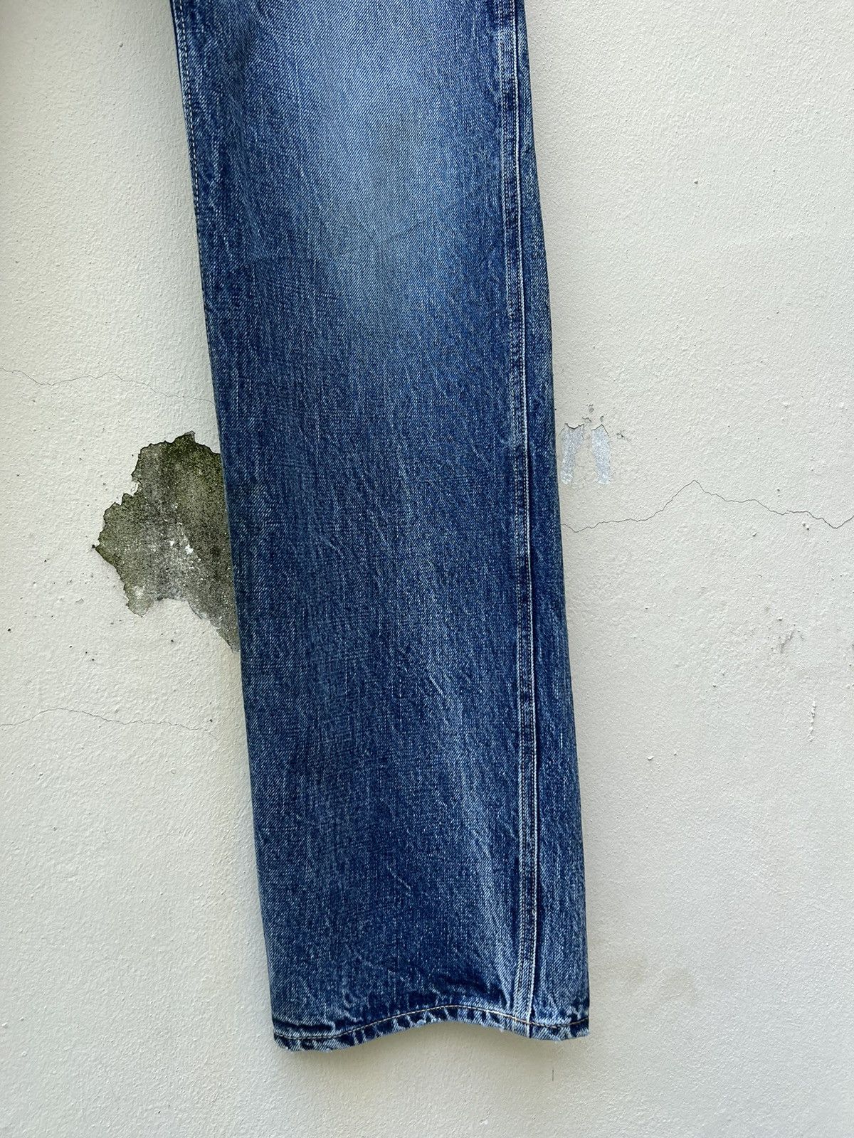 Heller's Cafe 1800s Inspire Warehouse Japan Fade Blue Denim Selvedge Jeans Size US 30 / EU 46 - 11 Thumbnail