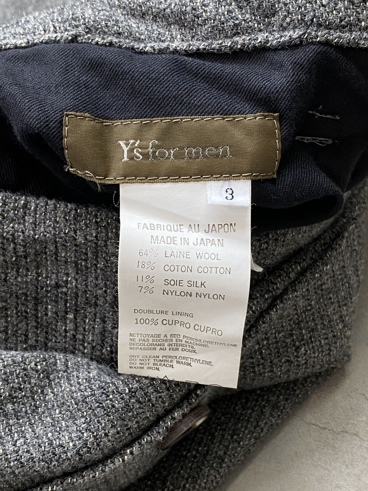 Yohji Yamamoto 90’s Ys For Men Insane Fabric Blend Baggy Trousers Size US 36 / EU 52 - 9 Thumbnail