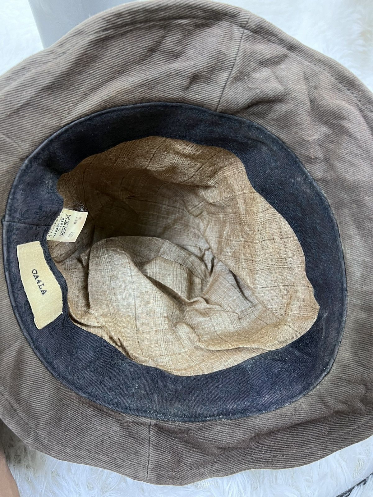 CA4LA Vintage CA4LA Brown Bucket Hat Size ONE SIZE - 6 Thumbnail