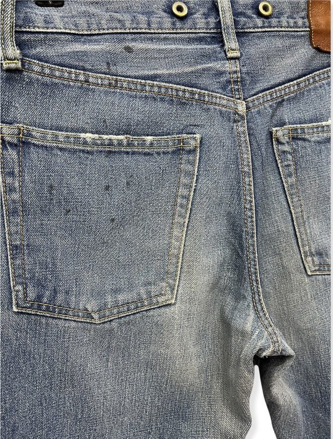 Journal Standard ⚡️90’s JOURNAL STANDARD Selvedge Mudmax Distressed Denim Size US 29 - 9 Thumbnail