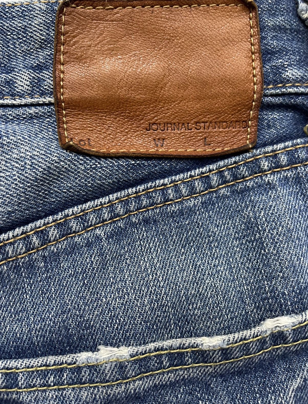 Journal Standard ⚡️90’s JOURNAL STANDARD Selvedge Mudmax Distressed Denim Size US 29 - 10 Thumbnail