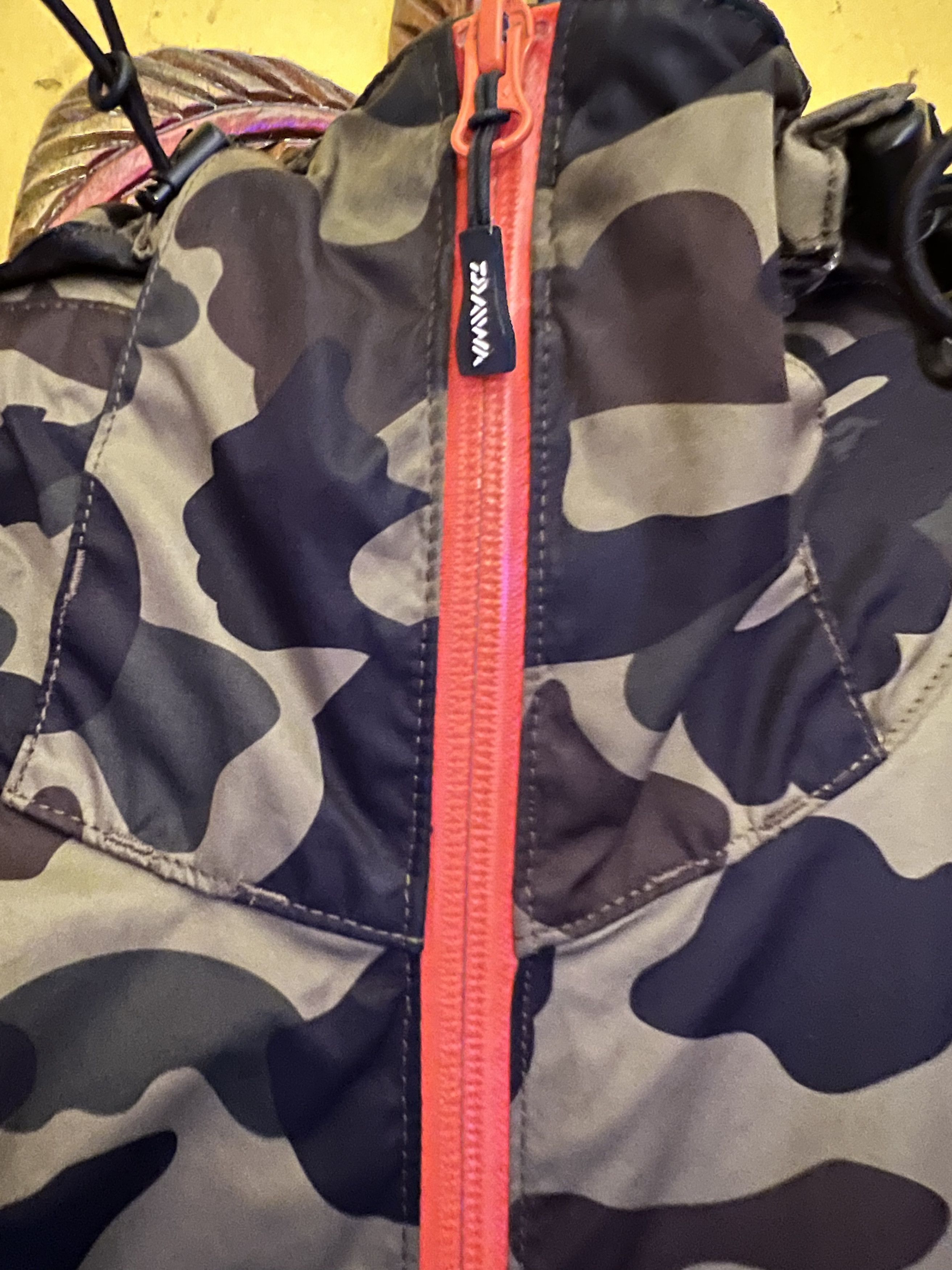 DAIWA × A BATHING APE fishing jacket M Bape x Daiwa A Fishing Ape Camo Jacket