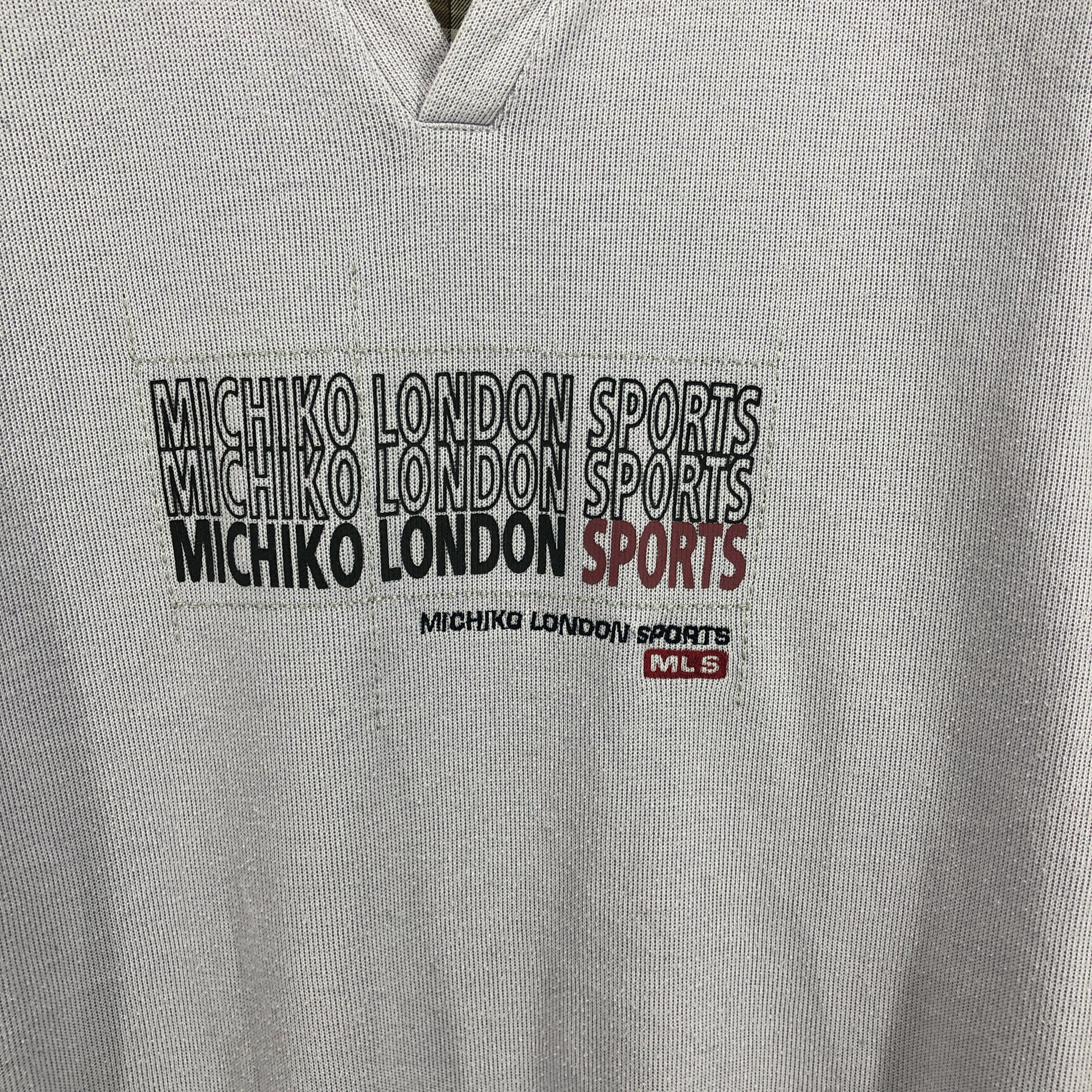 Japanese Brand MICHIKO LONDON SPORTS Crew Neck Sweatshirt #0553/X Size US M / EU 48-50 / 2 - 4 Thumbnail