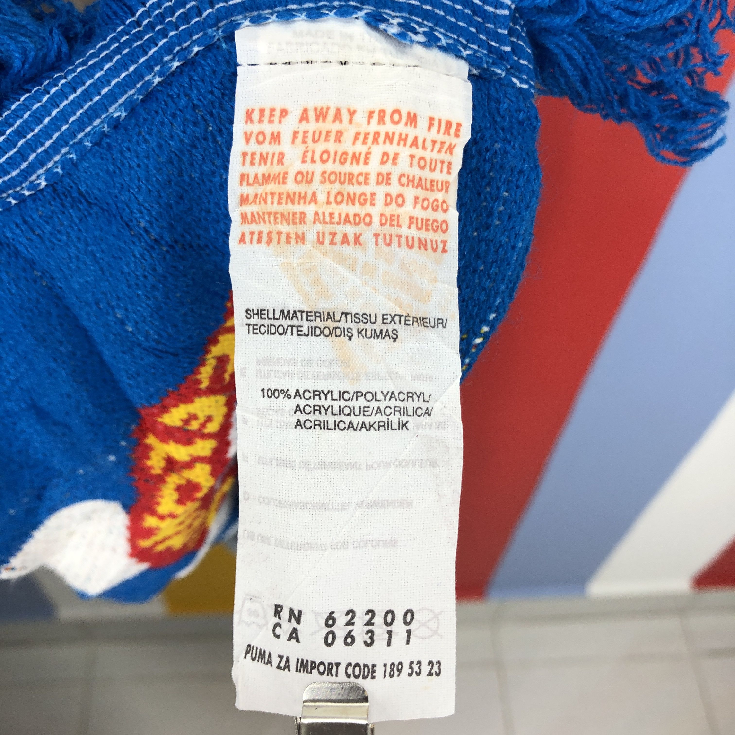 Puma RCD ESPANYOL by PUMA Muffler Scarf #0981/AG Size ONE SIZE - 6 Thumbnail