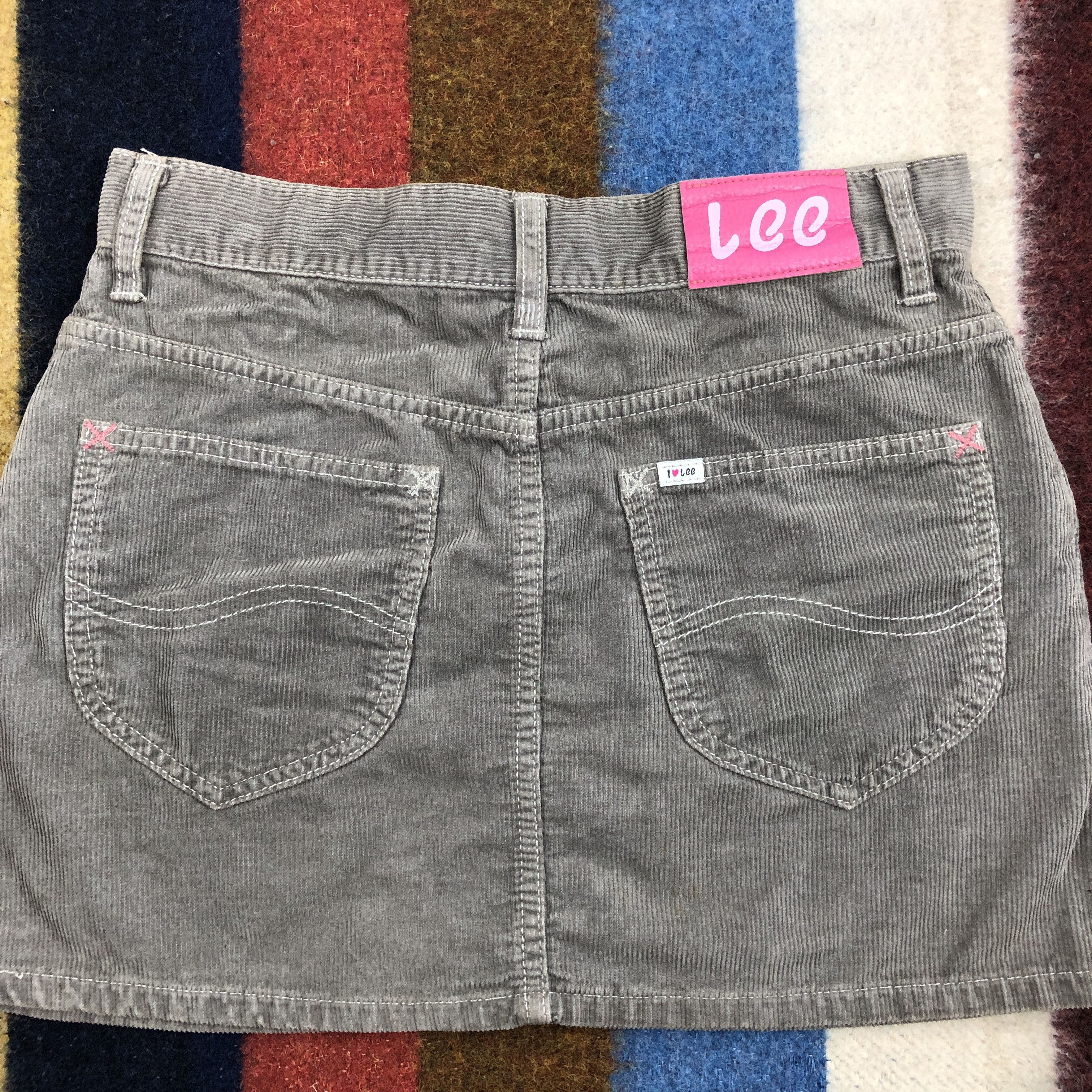 Lee LEE RIDERS x EARTH MUSIC ECOLOGY Denim Mini Skirt #0445/S Size 29" - 2 Thumbnail