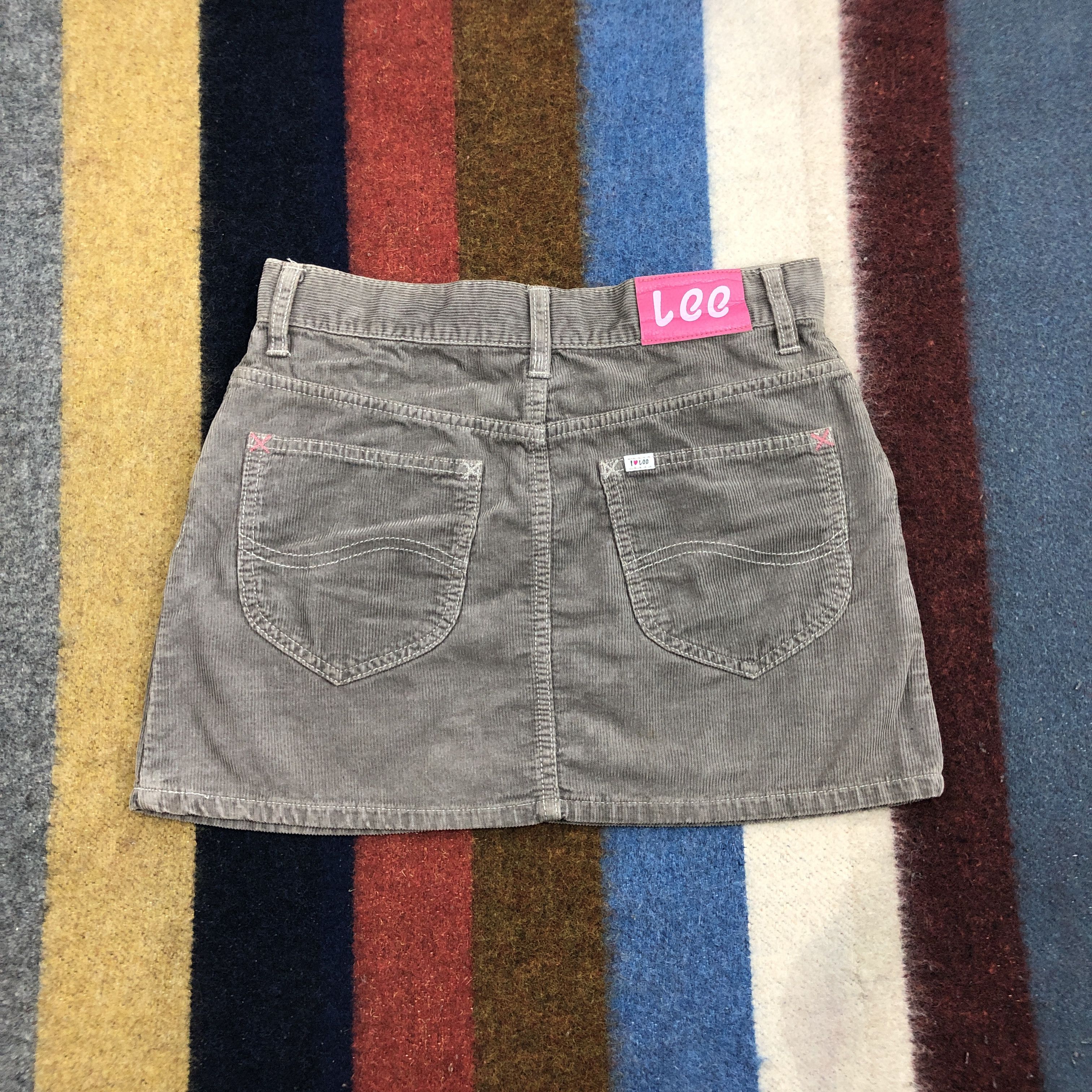 Lee LEE RIDERS x EARTH MUSIC ECOLOGY Denim Mini Skirt #0445/S Size 29" - 1 Thumbnail