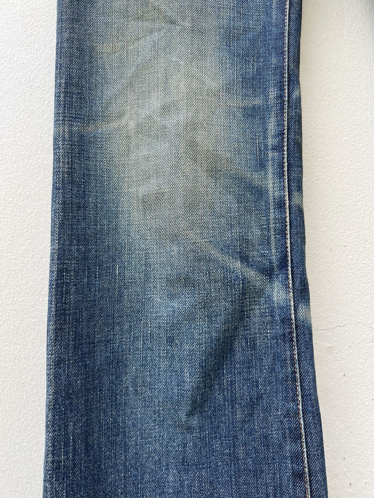 BUFFALO BOBS Vintage Buffalo Jeans Japan Waxed Denim Mud Flared Jeans Size US 29 - 9 Thumbnail
