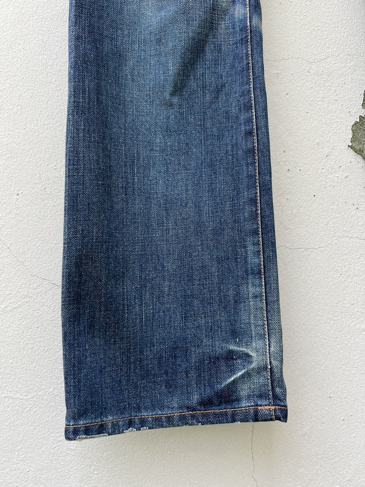 BUFFALO BOBS Vintage Buffalo Jeans Japan Waxed Denim Mud Flared Jeans Size US 29 - 10 Thumbnail