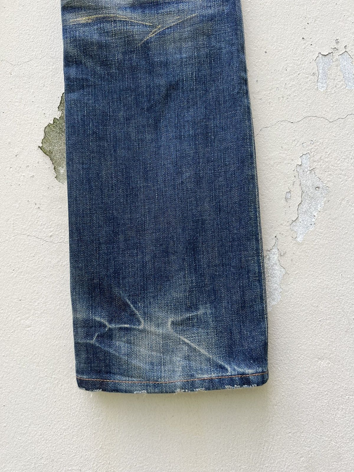 BUFFALO BOBS Vintage Buffalo Jeans Japan Waxed Denim Mud Flared Jeans Size US 29 - 22 Thumbnail