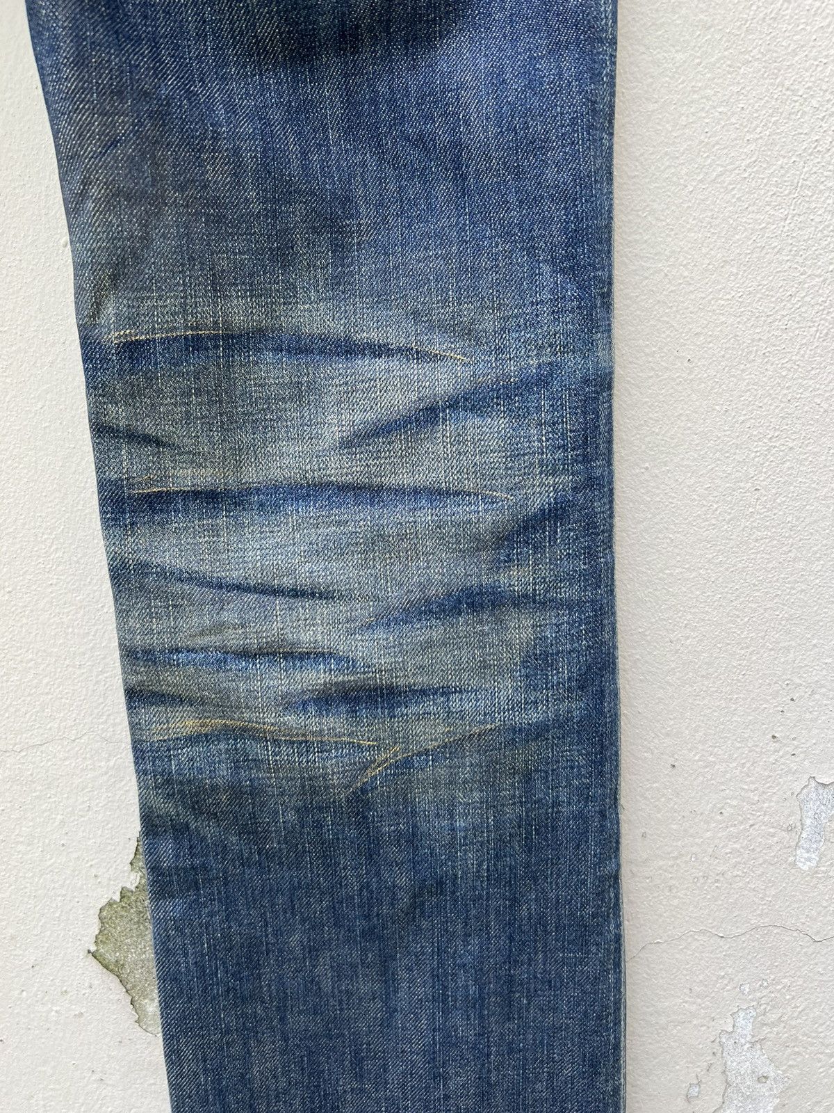 BUFFALO BOBS Vintage Buffalo Jeans Japan Waxed Denim Mud Flared Jeans Size US 29 - 21 Thumbnail