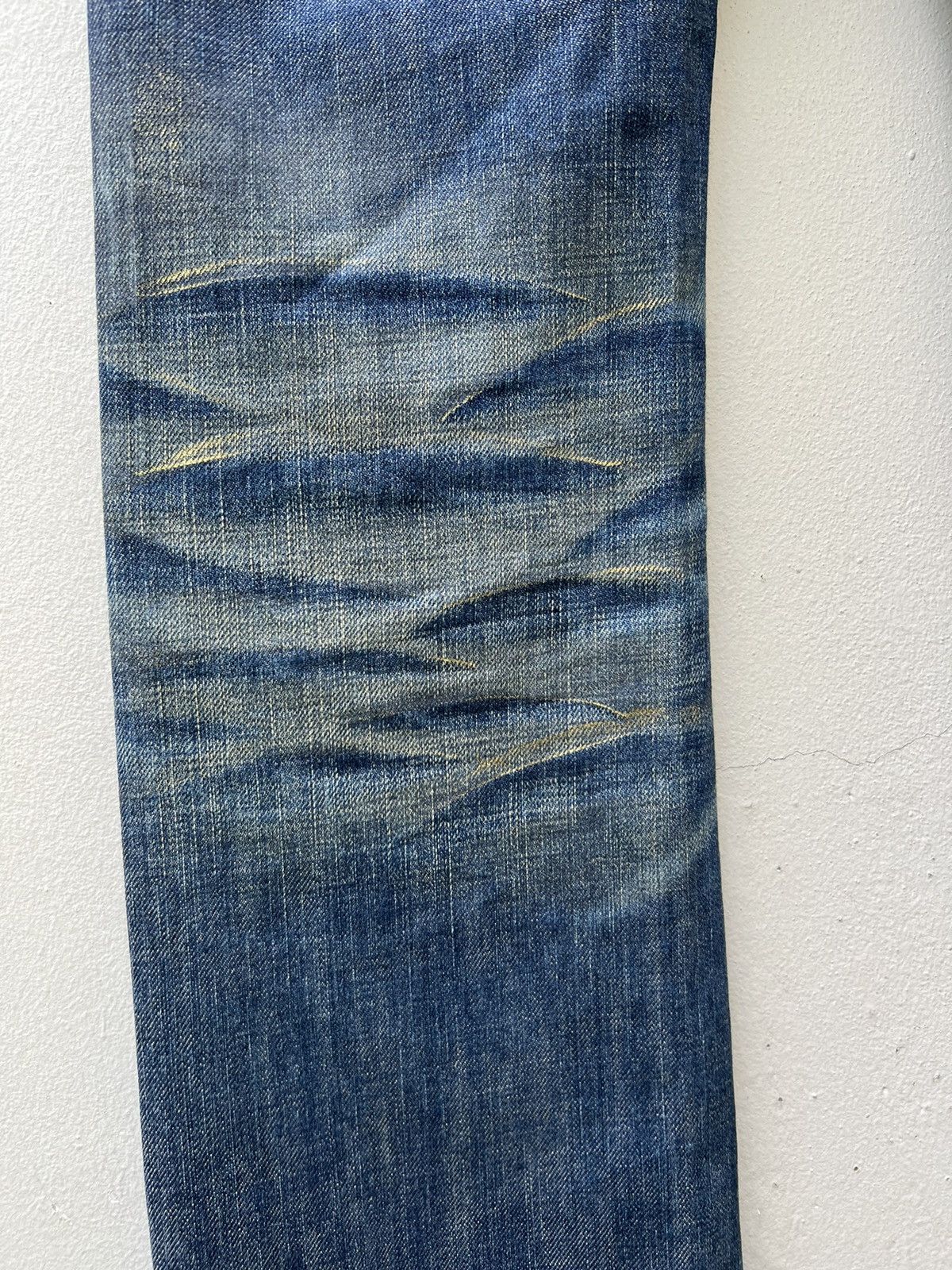 BUFFALO BOBS Vintage Buffalo Jeans Japan Waxed Denim Mud Flared Jeans Size US 29 - 17 Thumbnail