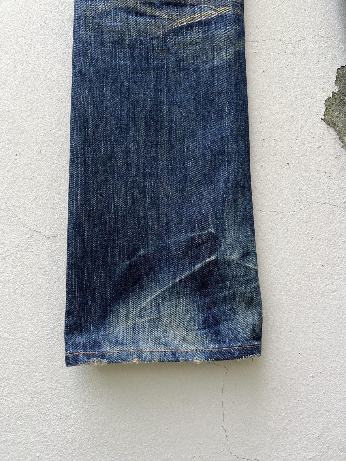 BUFFALO BOBS Vintage Buffalo Jeans Japan Waxed Denim Mud Flared Jeans Size US 29 - 18 Thumbnail