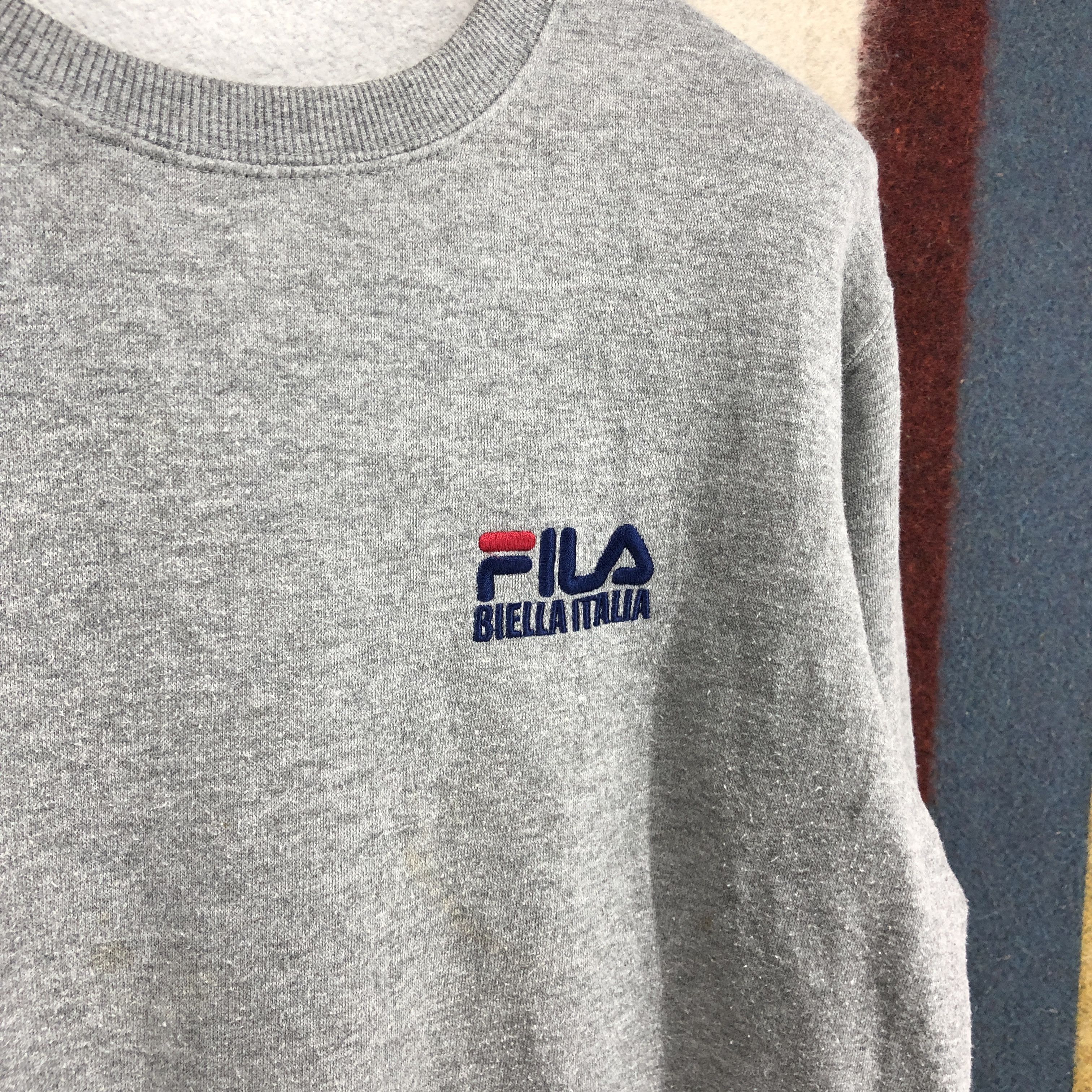 Fila FILA BIELLA ITALIA Crew Neck Sweatshirt #0588/Y Size US M / EU 48-50 / 2 - 3 Thumbnail
