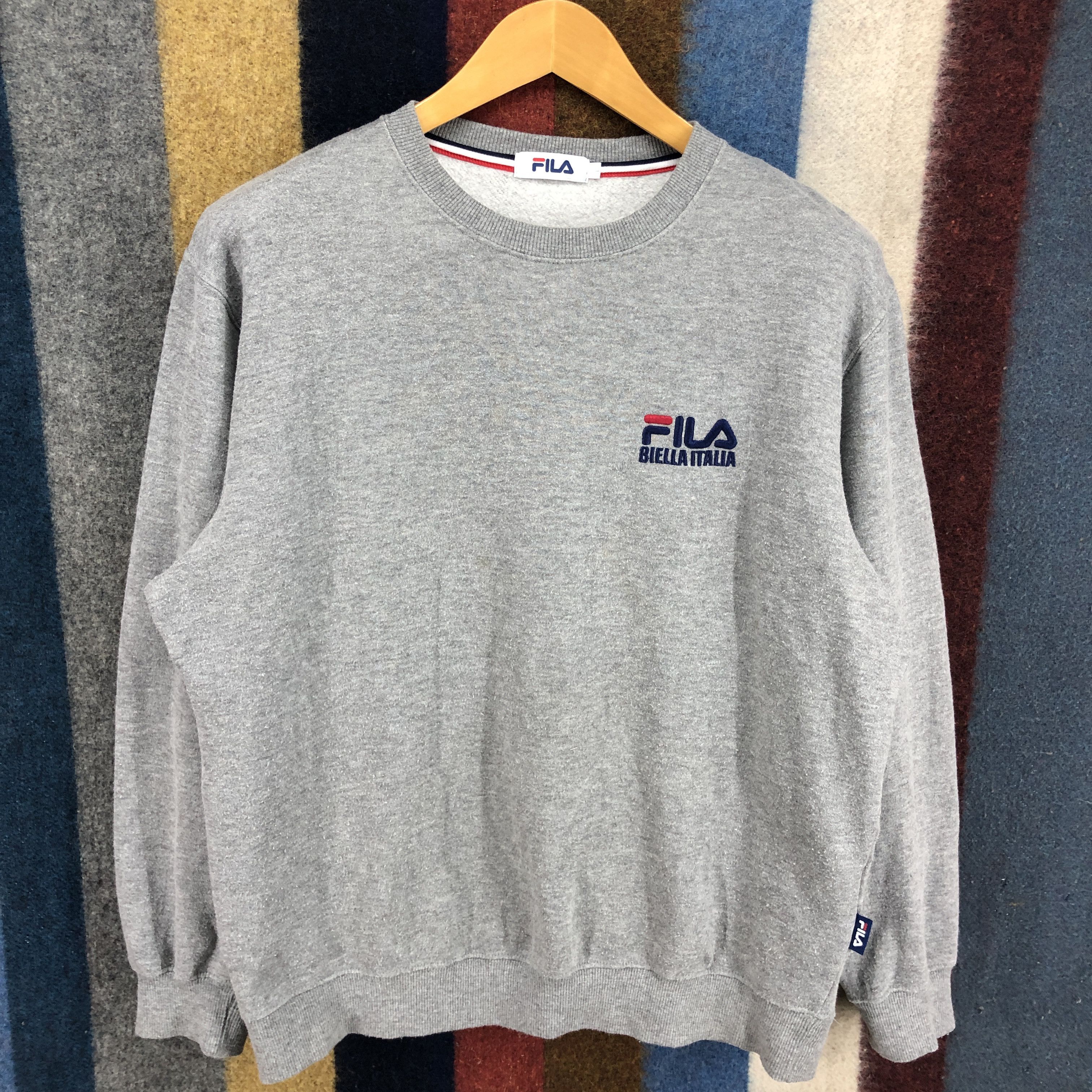 Fila FILA BIELLA ITALIA Crew Neck Sweatshirt #0588/Y Size US M / EU 48-50 / 2 - 2 Thumbnail