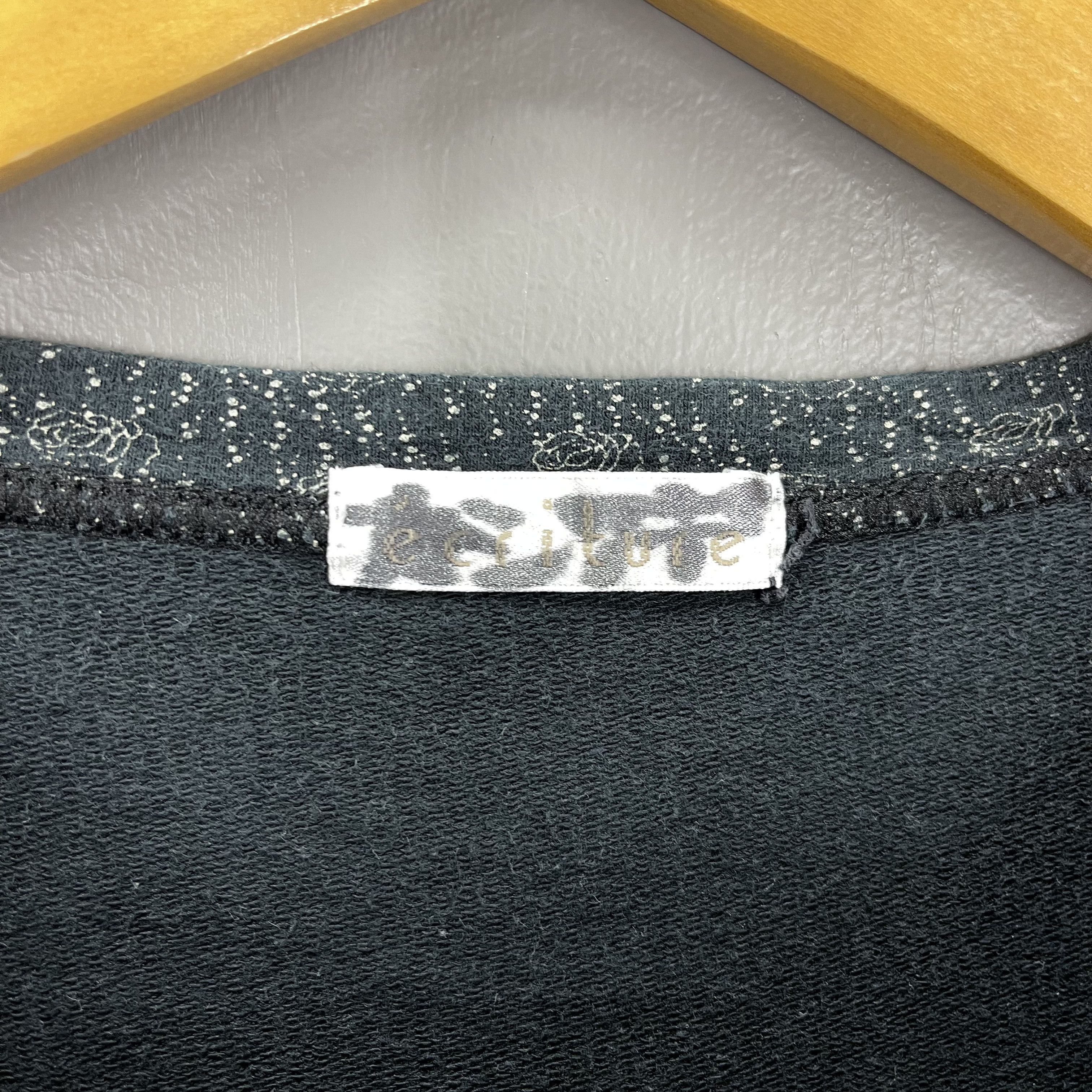 Japanese Brand ECRITURE Long Sleeve T Shirt Flower Design #1168/AO Size XL / US 12-14 / IT 48-50 - 6 Thumbnail