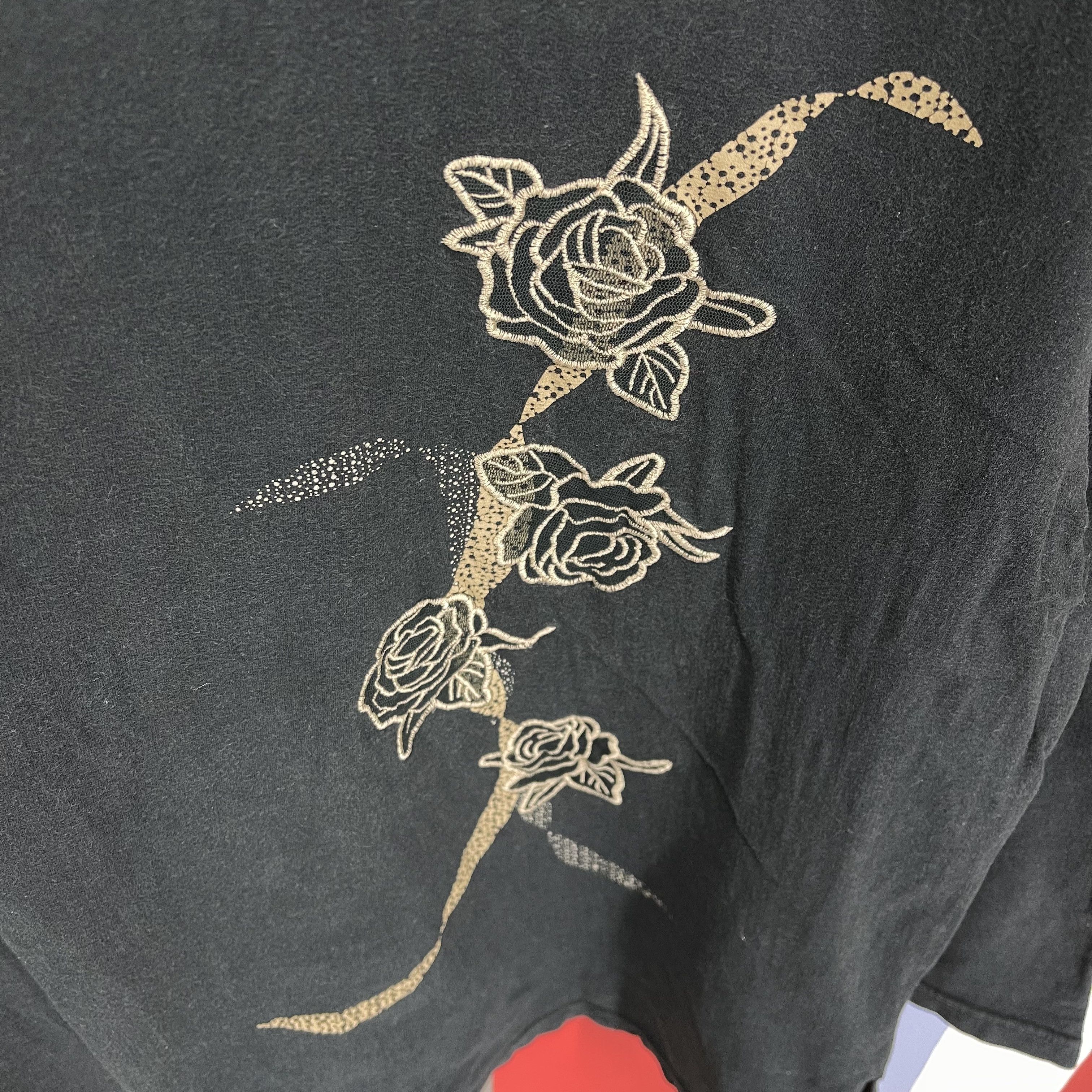 Japanese Brand ECRITURE Long Sleeve T Shirt Flower Design #1168/AO Size XL / US 12-14 / IT 48-50 - 4 Thumbnail