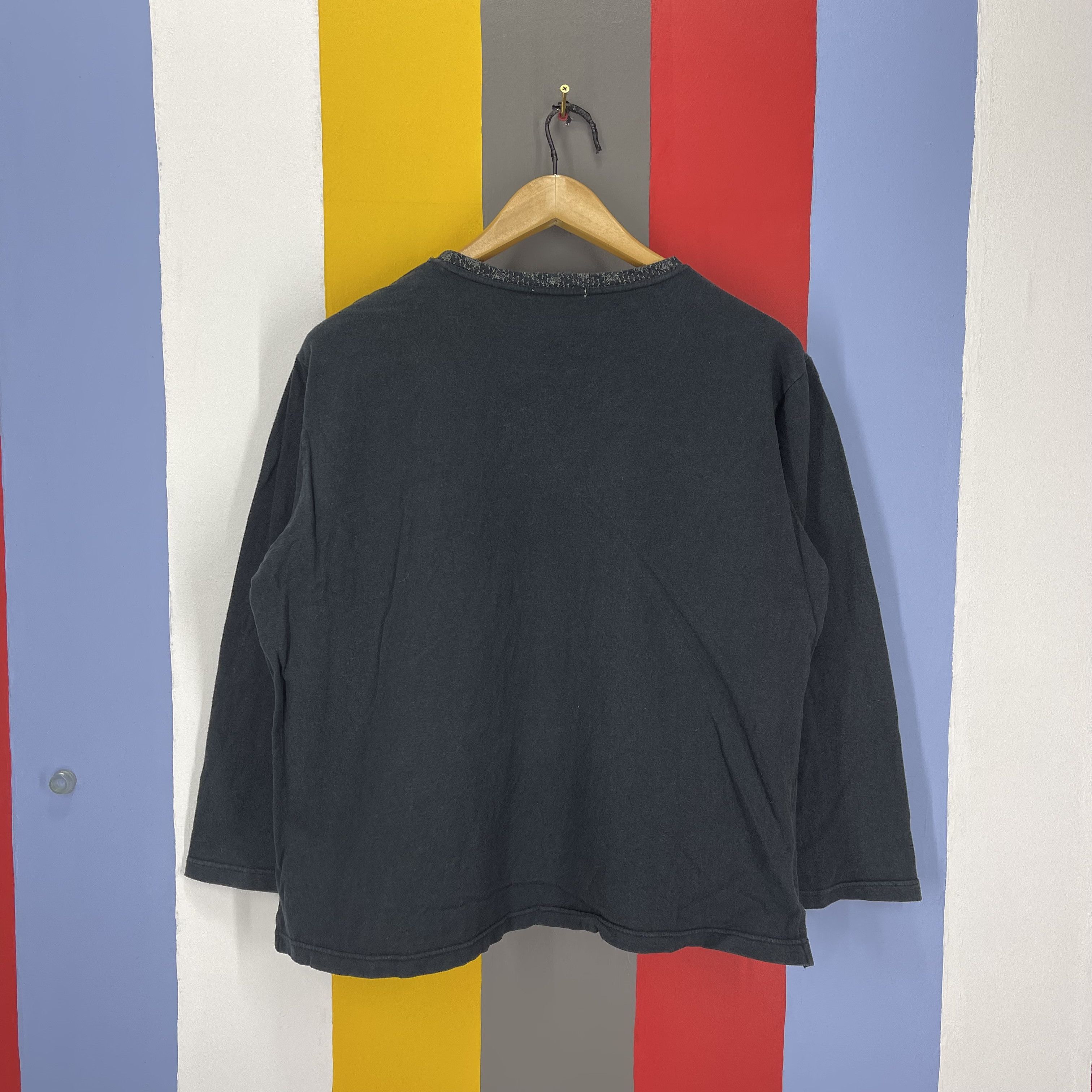Japanese Brand ECRITURE Long Sleeve T Shirt Flower Design #1168/AO Size XL / US 12-14 / IT 48-50 - 8 Thumbnail