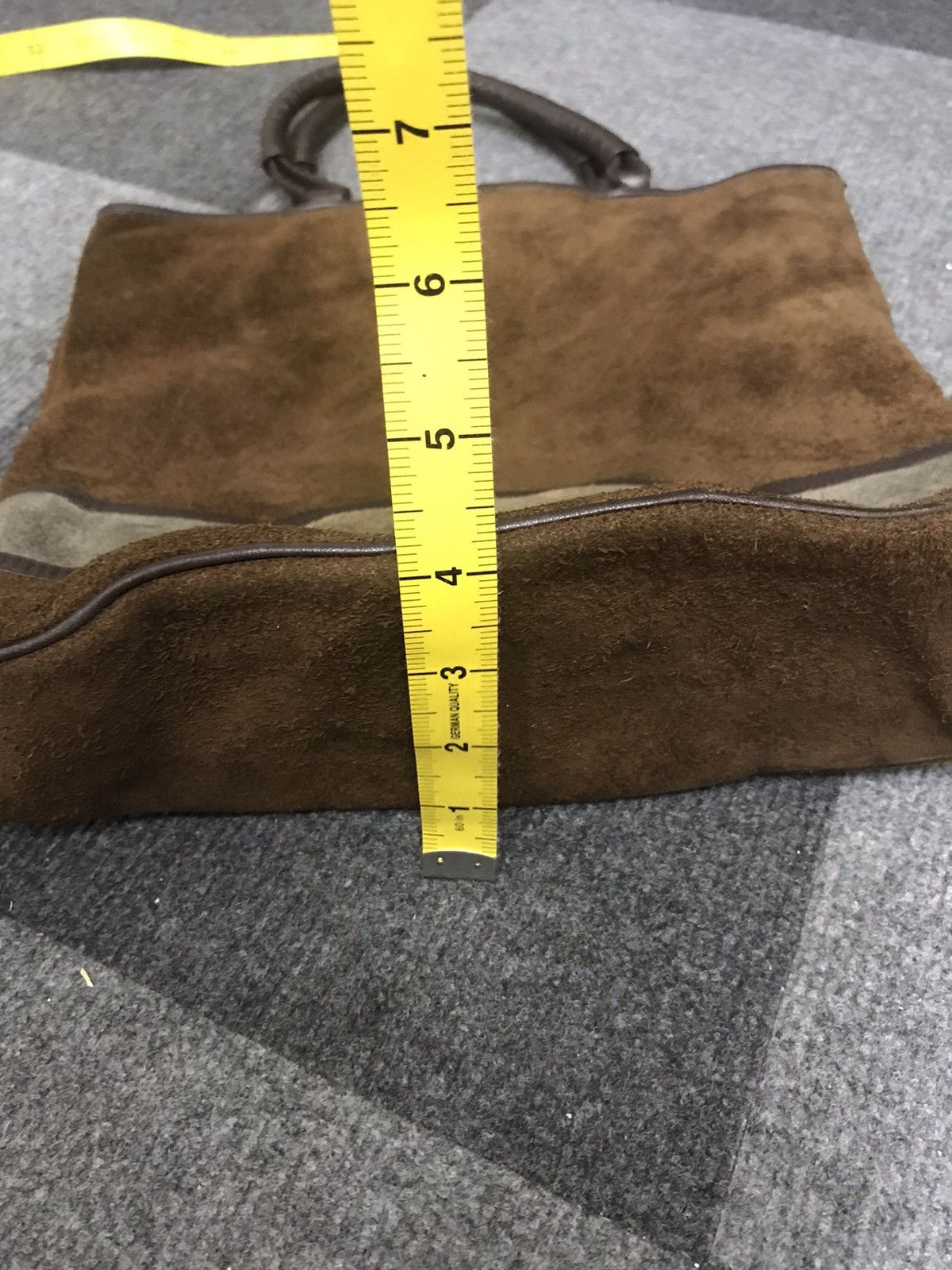 Genuine Leather × Vintage Suede Leather Mini Bag Size ONE SIZE - 4 Thumbnail