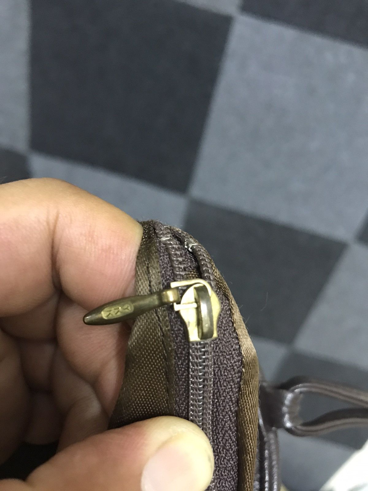 Genuine Leather × Vintage Suede Leather Mini Bag Size ONE SIZE - 3 Thumbnail