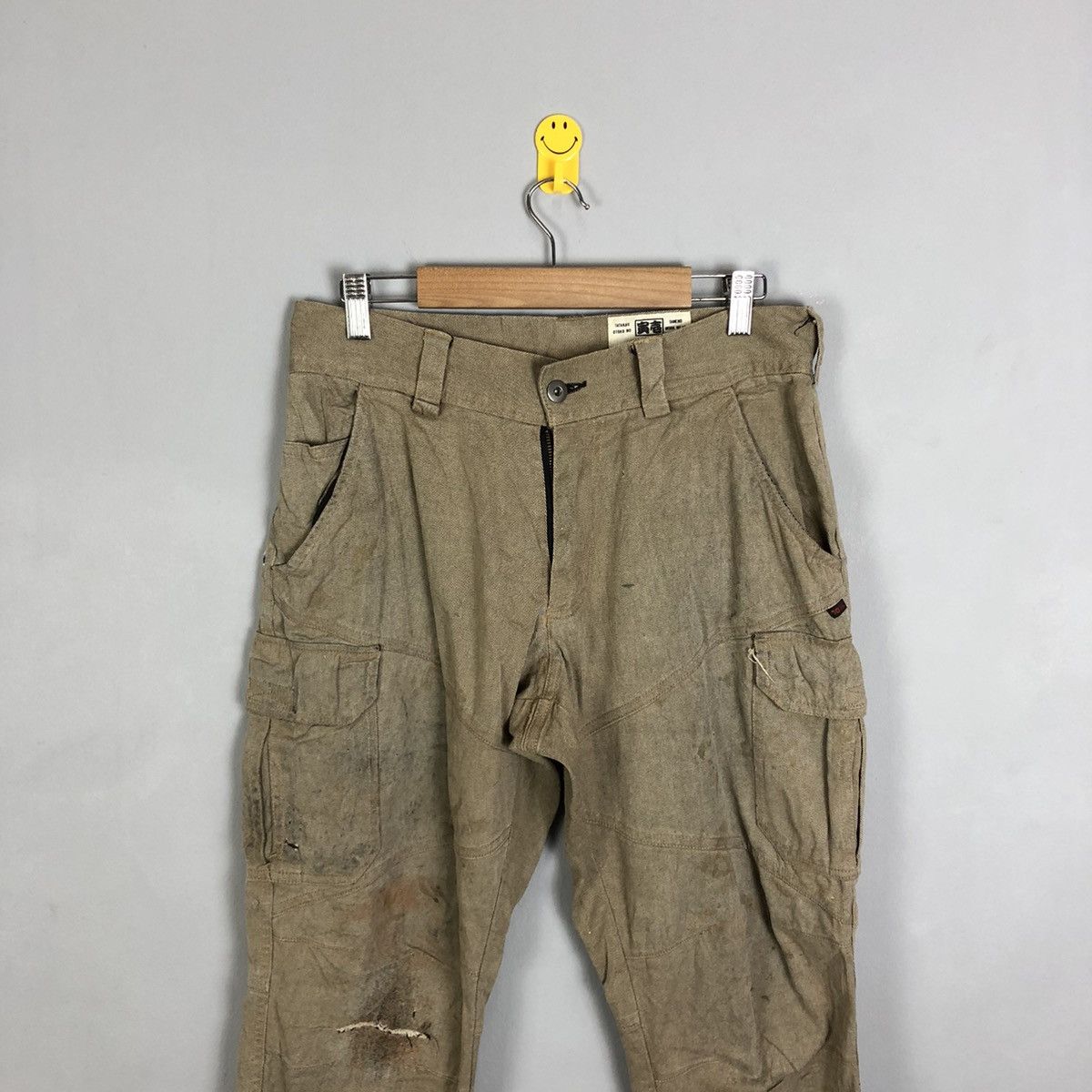 Japanese Brand Tora japan thrashed Multipocket Tactical Cargo Pants #c1291 Size US 30 / EU 46 - 2 Thumbnail