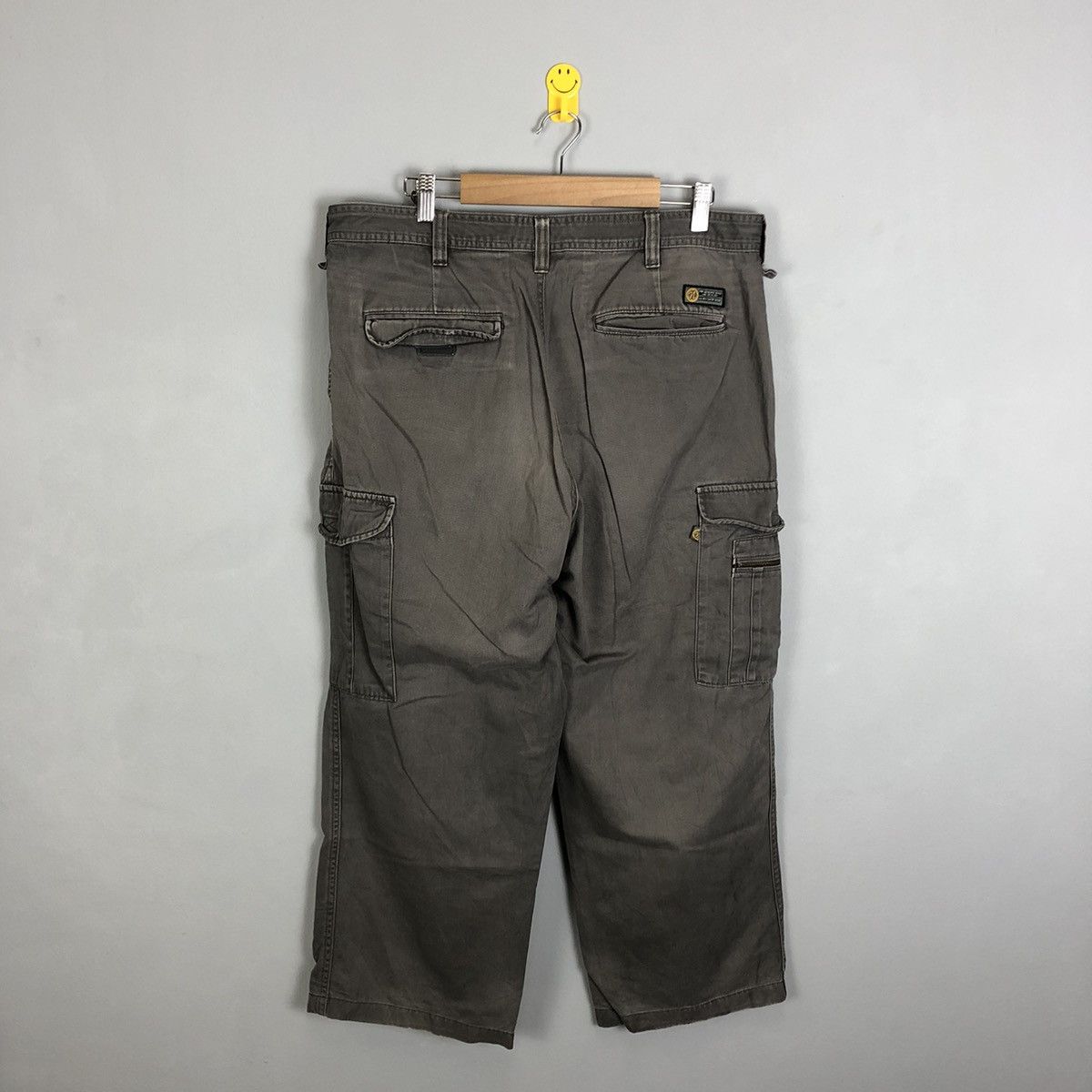 Japanese Brand Evolution Grey Multipocket Tactical Cargo Pants #c1289 Size US 34 / EU 50 - 8 Thumbnail