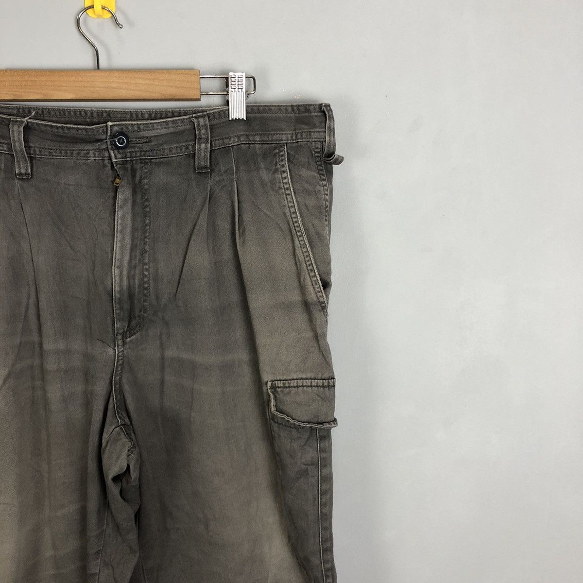 Japanese Brand Evolution Grey Multipocket Tactical Cargo Pants #c1289 Size US 34 / EU 50 - 5 Thumbnail