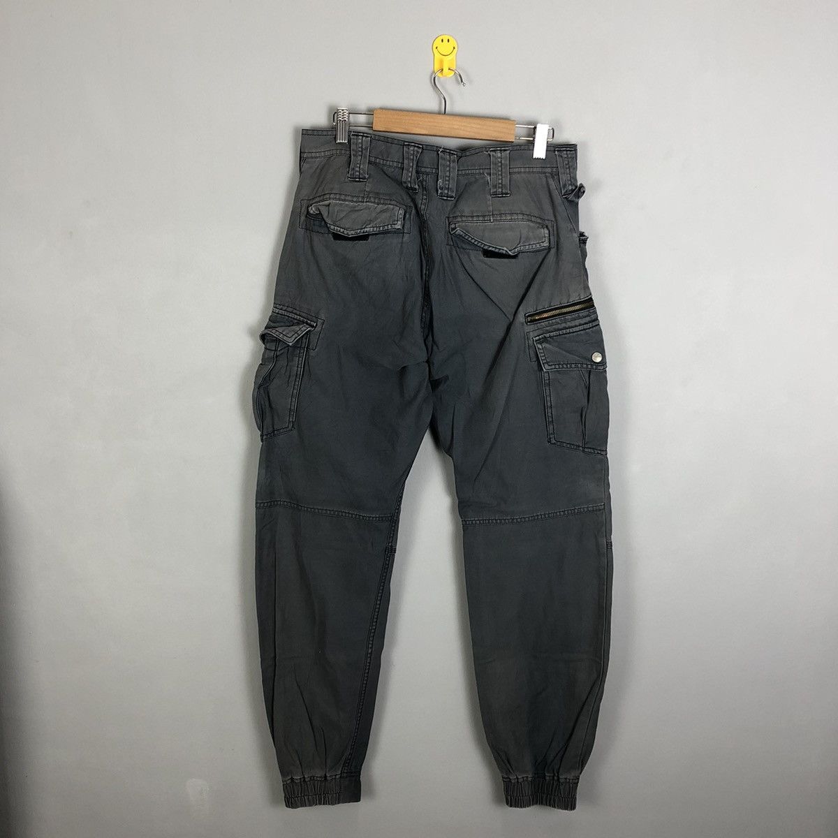 Japanese Brand DLL G.Ground Grey Multipocket Tactical Cargo Pants #c1288 Size US 32 / EU 48 - 10 Thumbnail