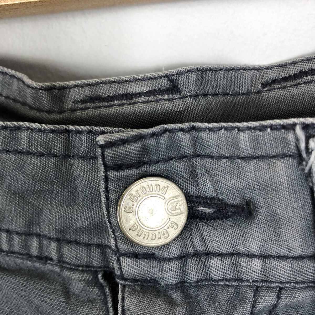 Japanese Brand DLL G.Ground Grey Multipocket Tactical Cargo Pants #c1288 Size US 32 / EU 48 - 8 Thumbnail