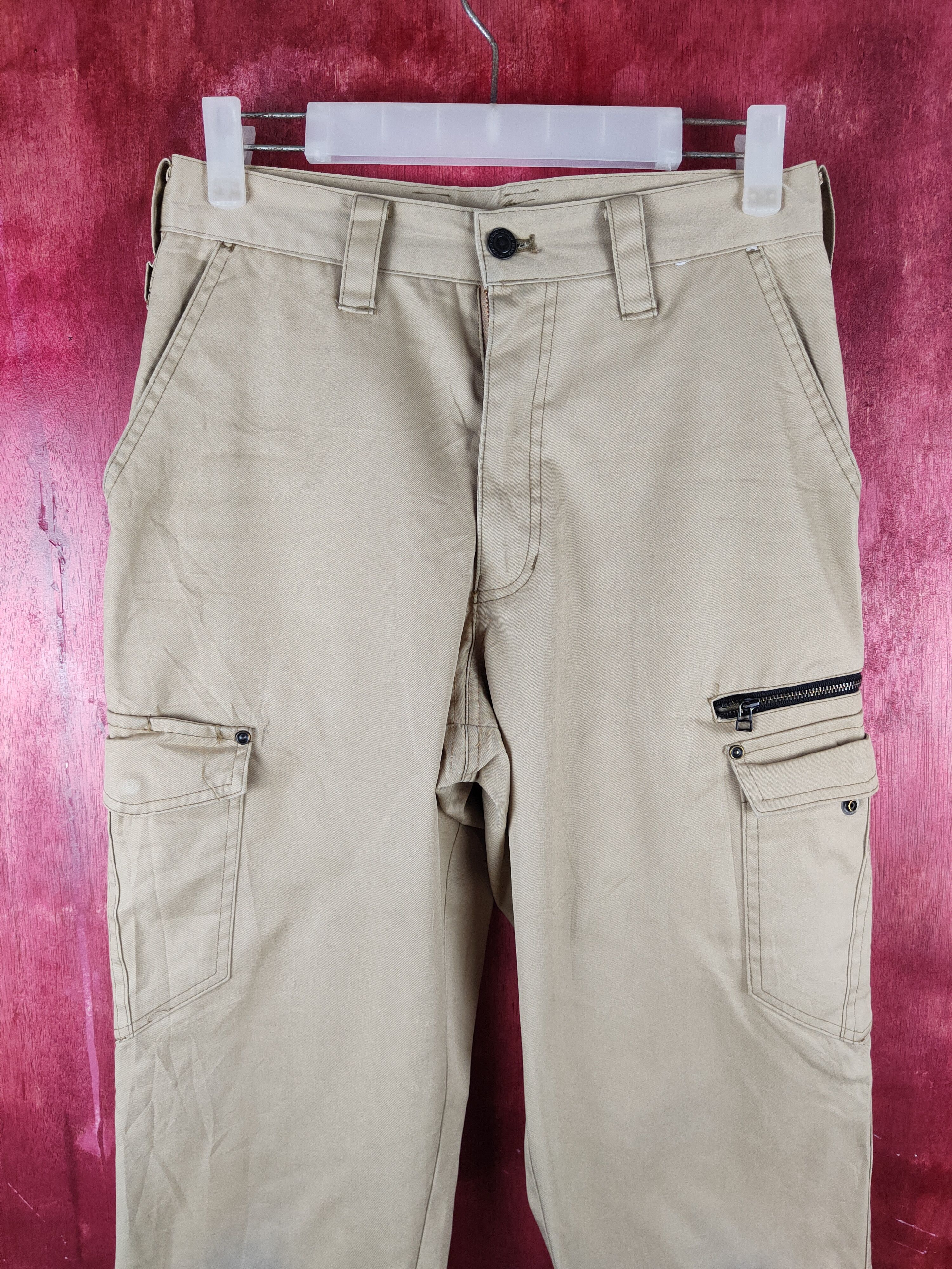Japanese Brand × Vintage Z Dragon Brown Multi Pocket Tactical Cargo Pants #S734 Size US 28 / EU 44 - 2 Thumbnail