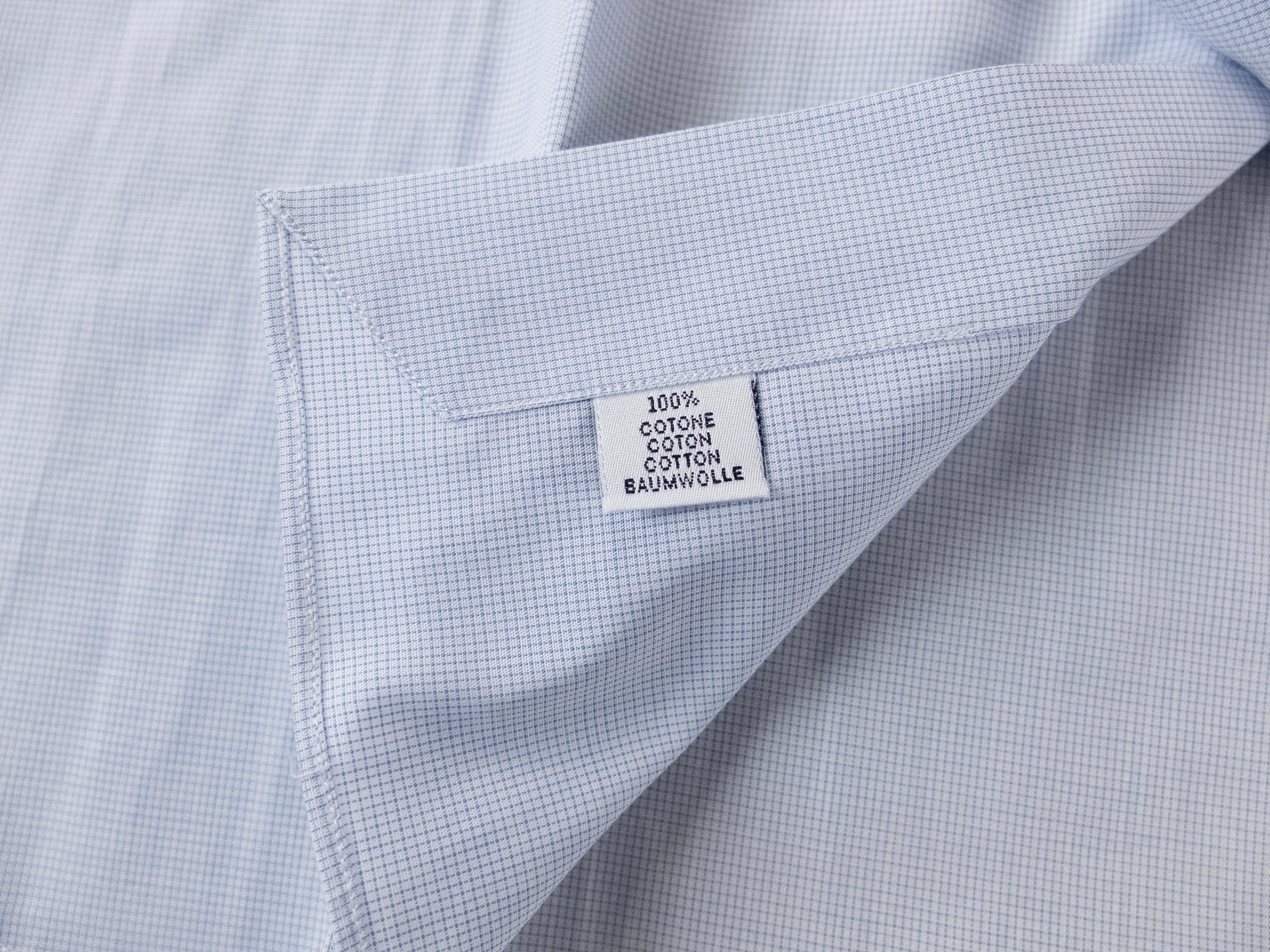 SARTORIO SARTORIO Napoli Kiton white micro check dress shirt 44 17.5 Size US XXL / EU 58 / 5 - 4 Thumbnail