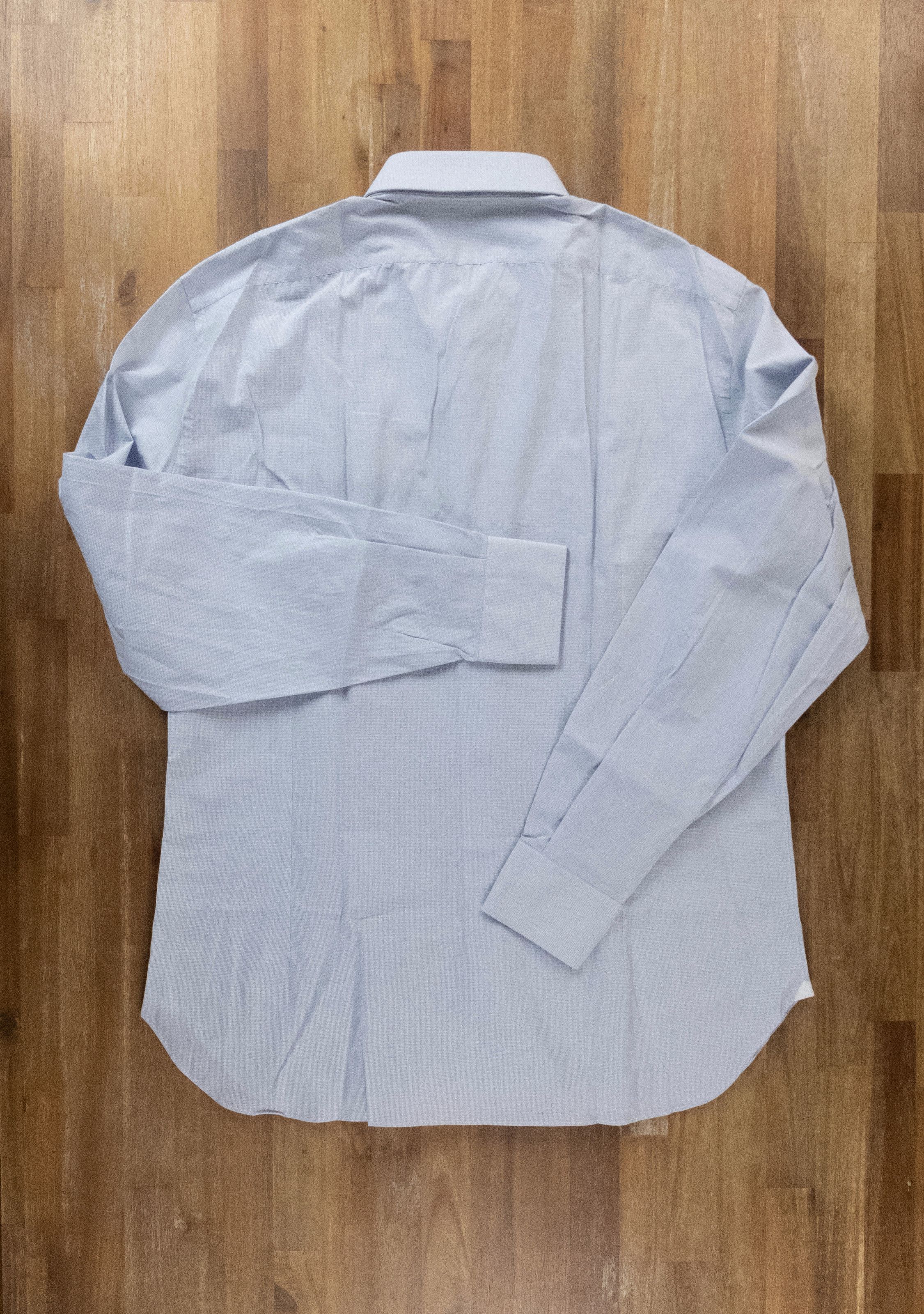 SARTORIO SARTORIO Napoli Kiton white micro check dress shirt 44 17.5 Size US XXL / EU 58 / 5 - 5 Thumbnail