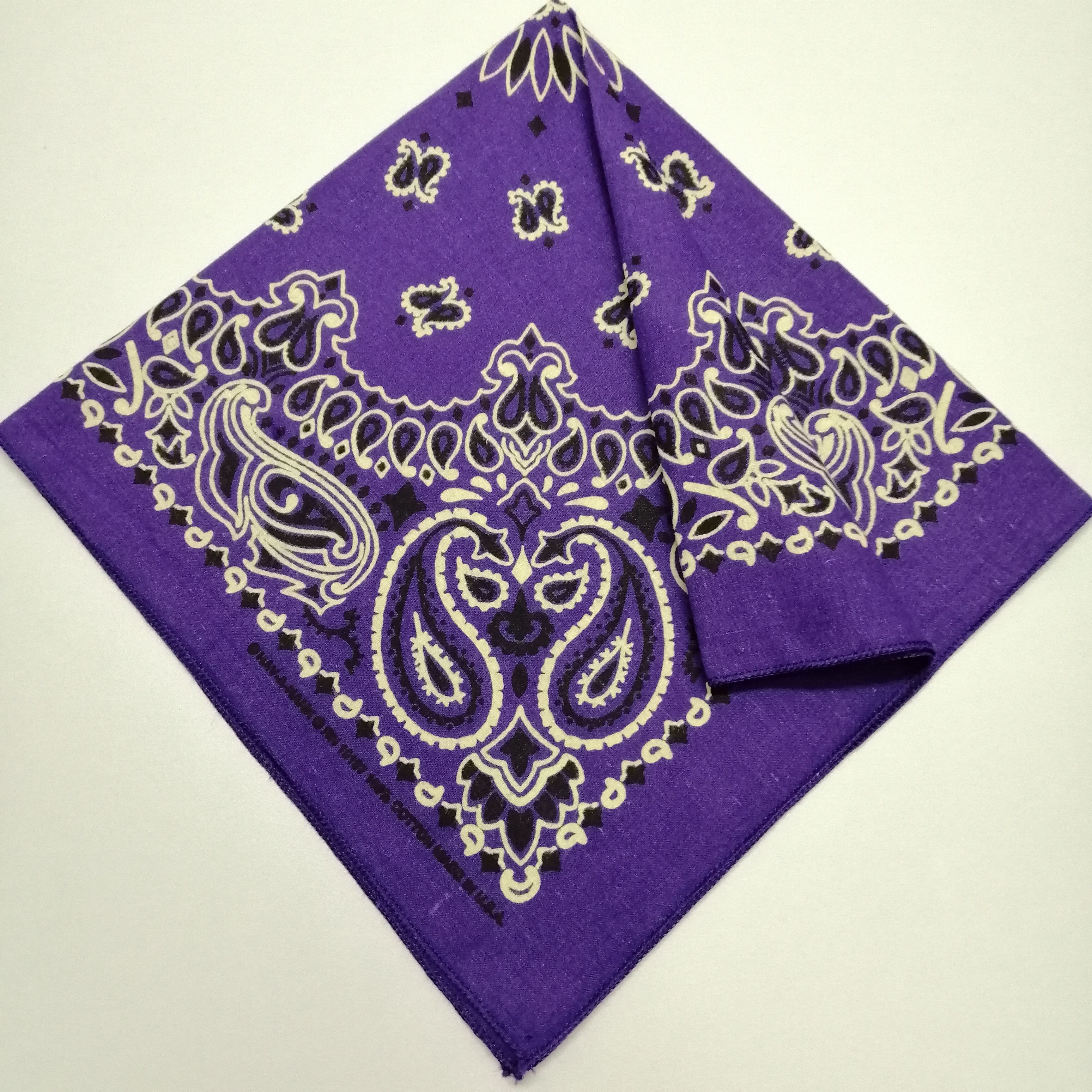 Vintage Vintage Bandana Paisley Made In USA -KD1308 Size ONE SIZE - 1 Thumbnail