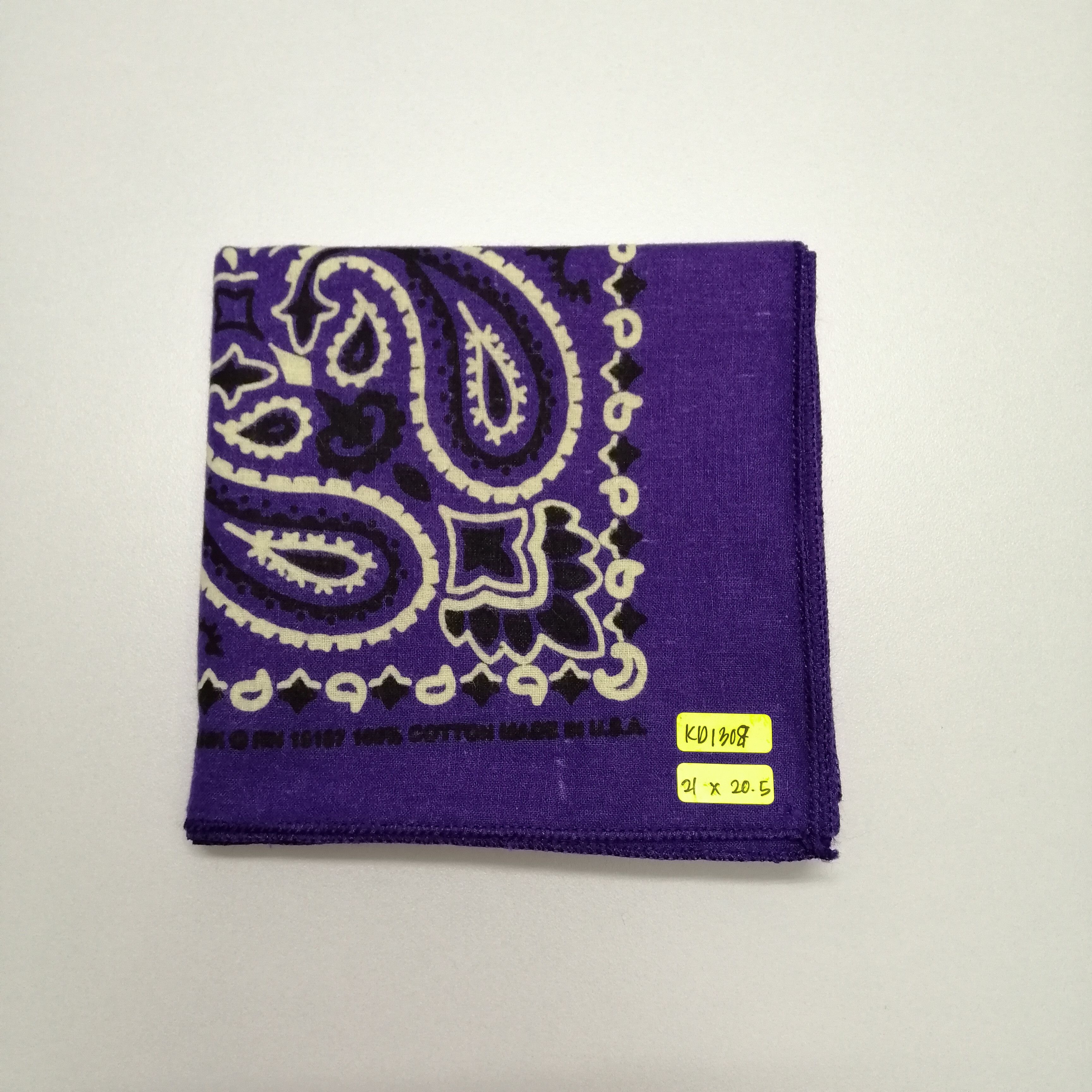 Vintage Vintage Bandana Paisley Made In USA -KD1308 Size ONE SIZE - 6 Thumbnail